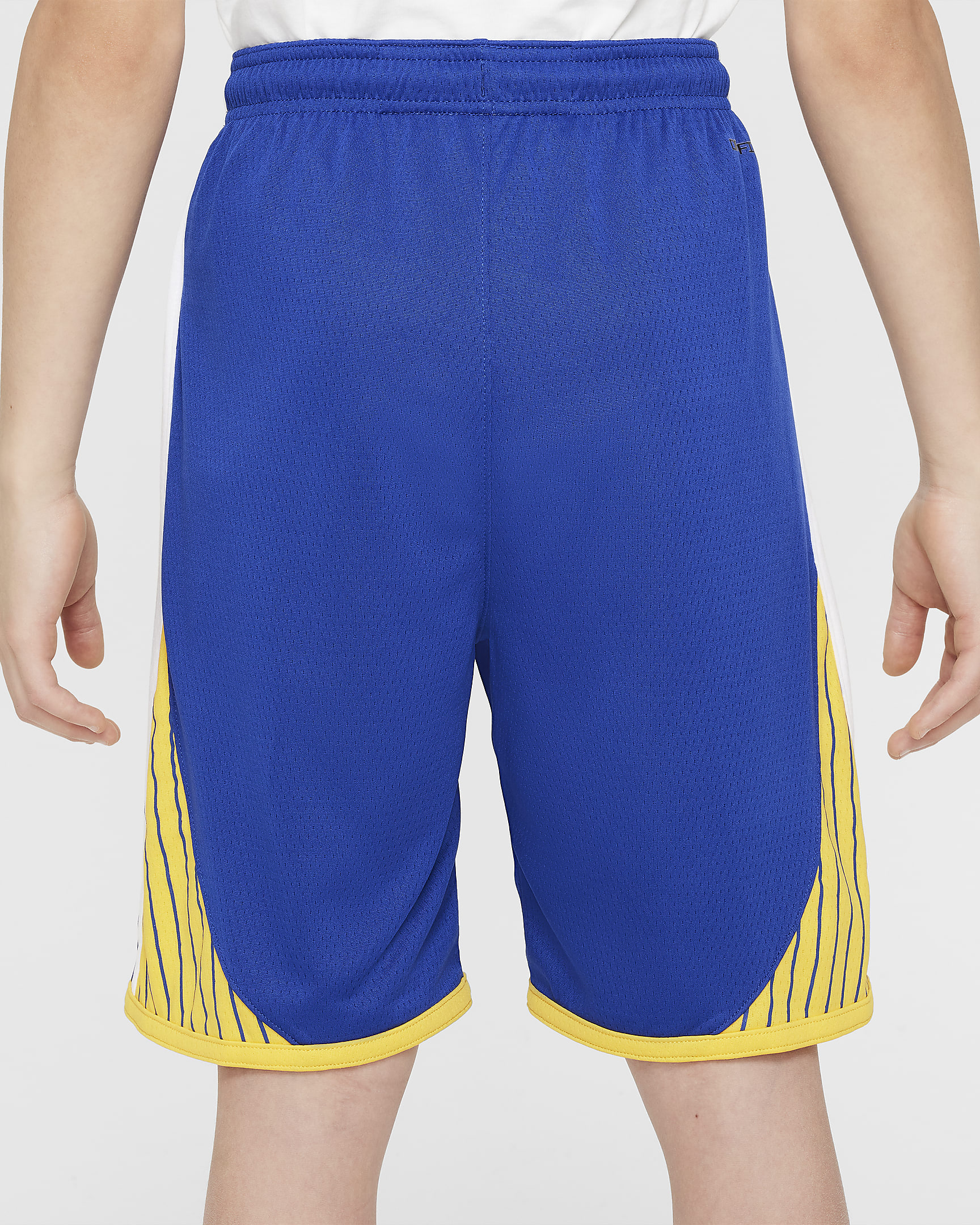 Golden State Warriors 2023/24 Icon Edition Older Kids' (Boys') Nike NBA Swingman Shorts - Rush Blue