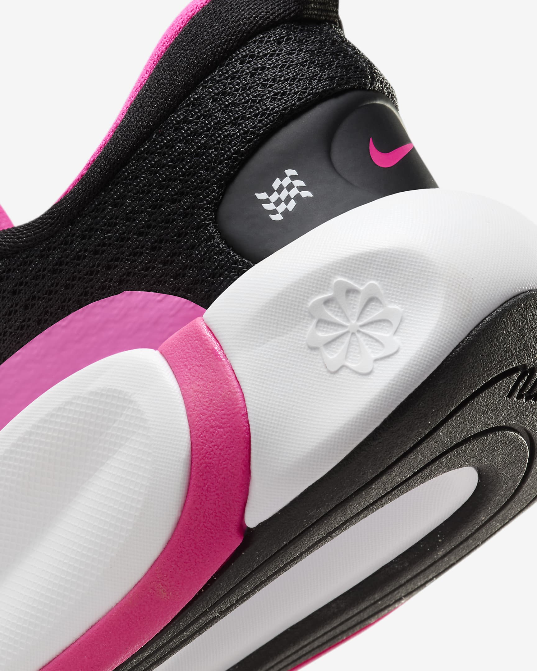 Nike Infinity Flow Big Kids' Running Shoes - Black/Laser Fuchsia/White