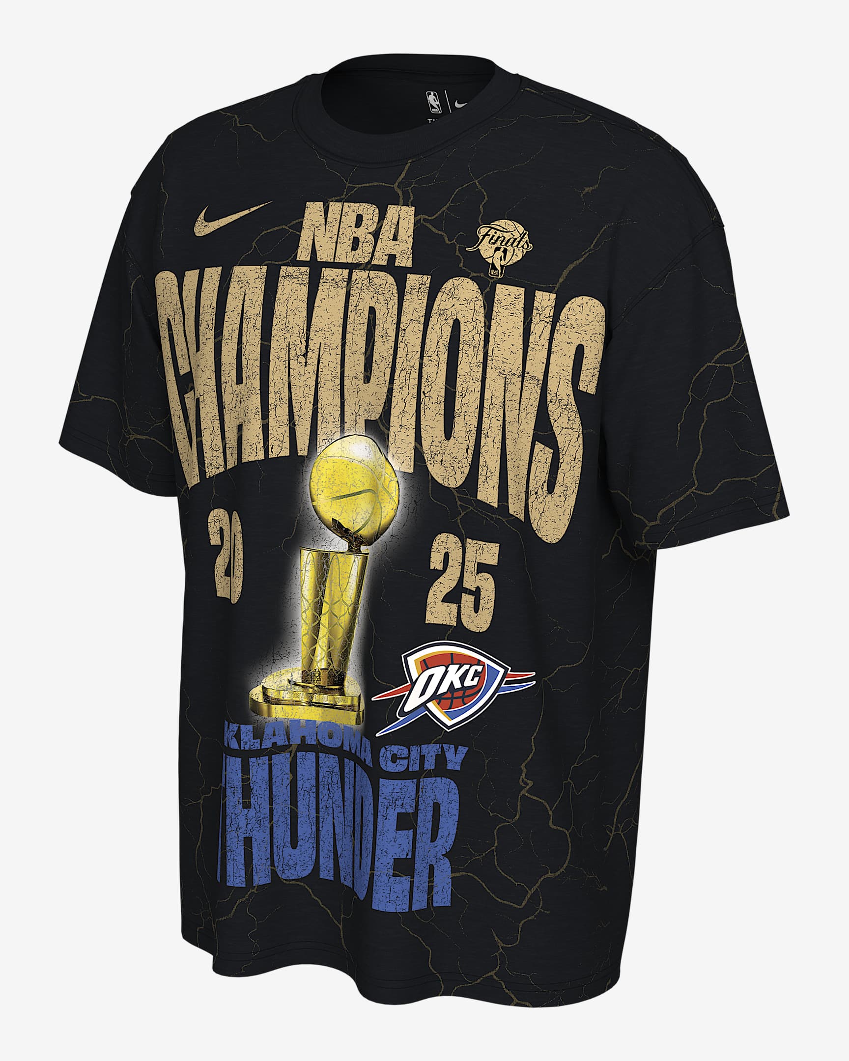 Oklahoma City Thunder Limited Edition Nike NBA Locker Room T-Shirt - Black