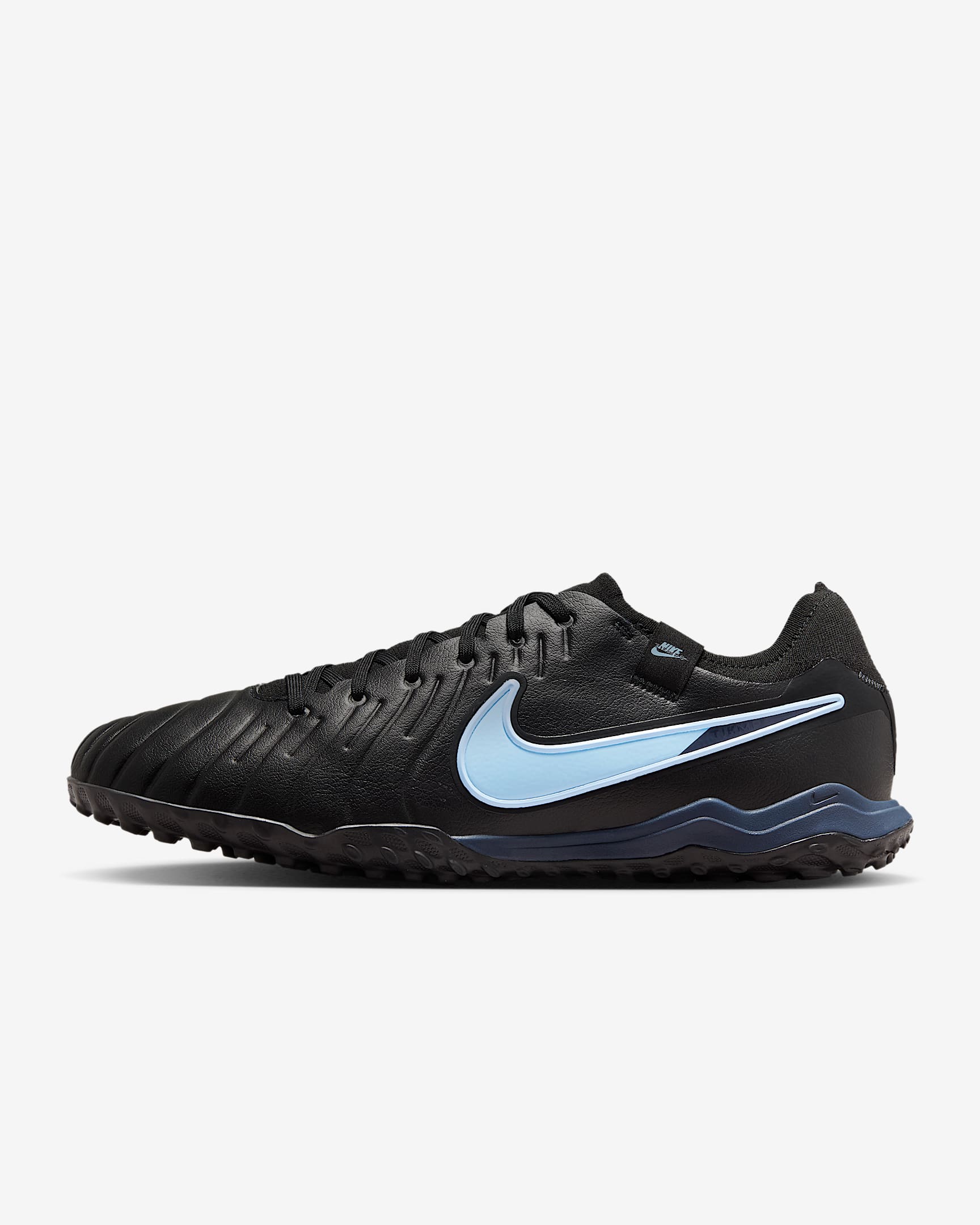 Nike Tiempo Legend 10 Pro Turf Low-Top Soccer Shoes - Black/Black