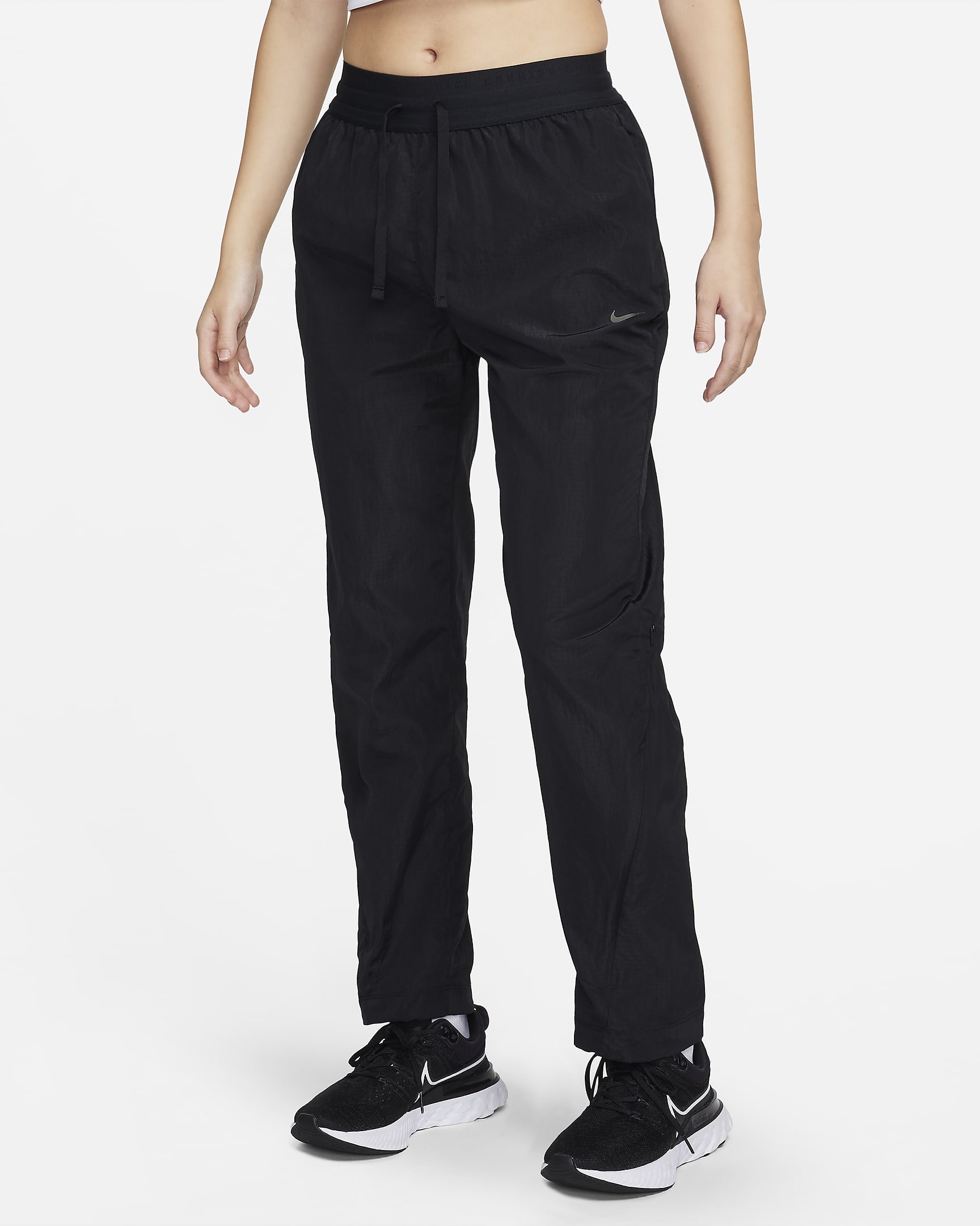 Nike Running Division Women's Repel Mid-Rise Pants - Black/Black