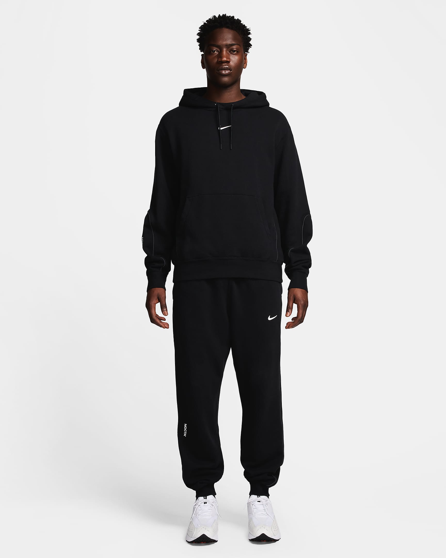 NOCTA NOCTA Fleece CS Sweatpants - Black/Black/White