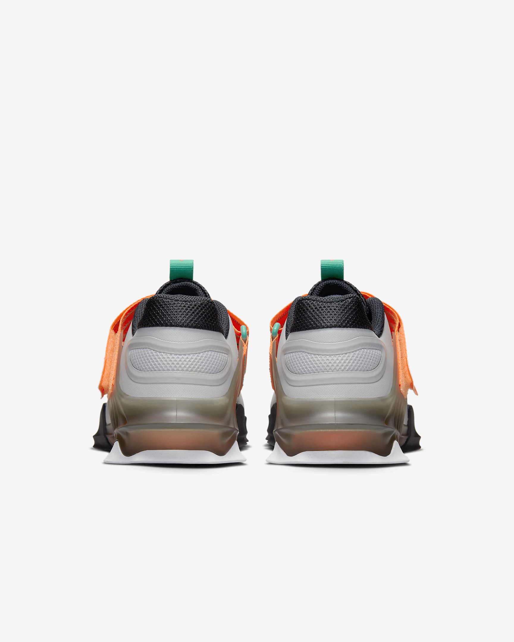 Nike Savaleos Weightlifting Shoes - Grey Fog/Dark Smoke Grey/Total Orange/Clear Emerald