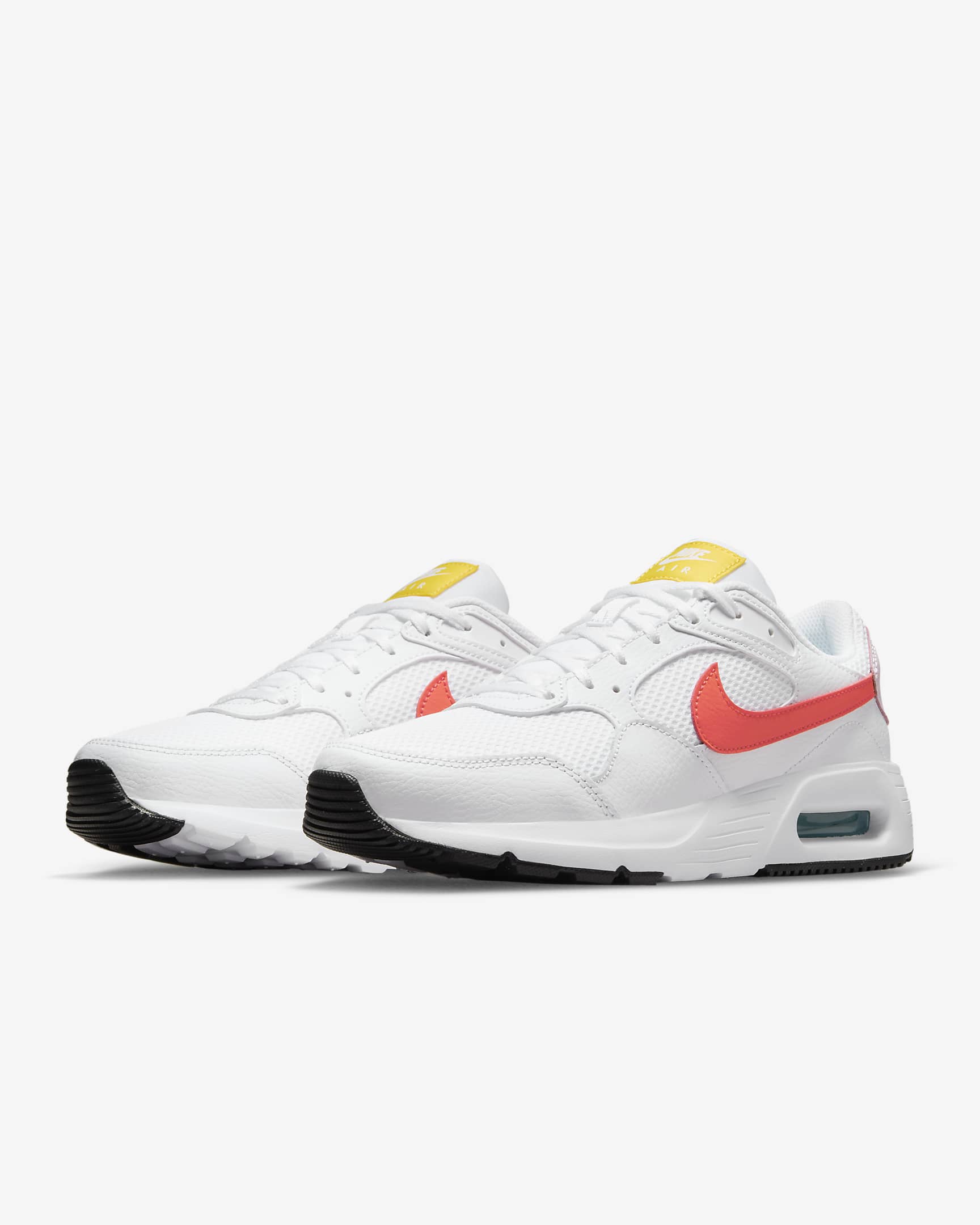 Nike Air Max SC Women's Shoes - White/Pink Foam/Light Laser Orange/Bright Crimson