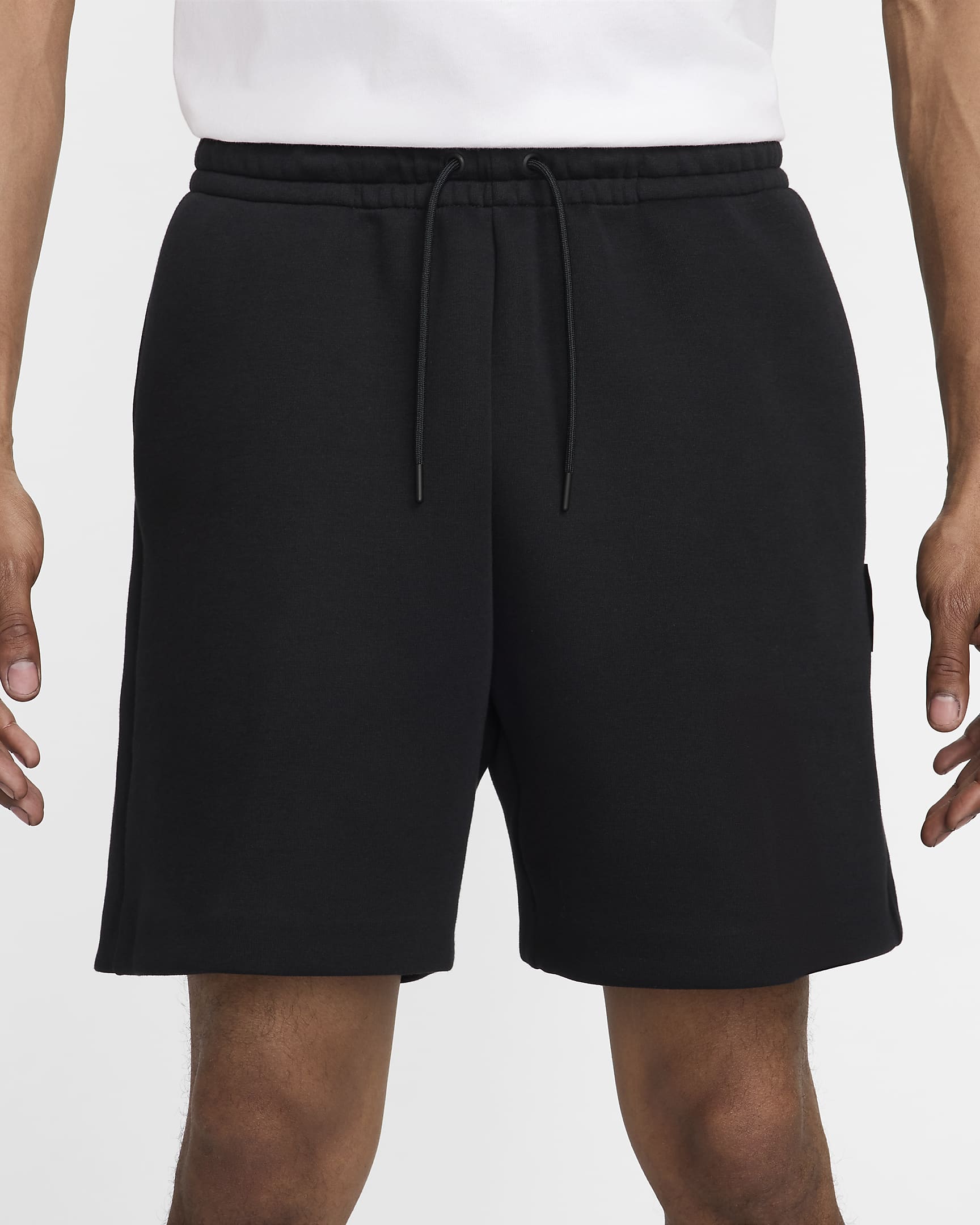 Calções de lã cardada Nike Tech para homem - Preto/Preto