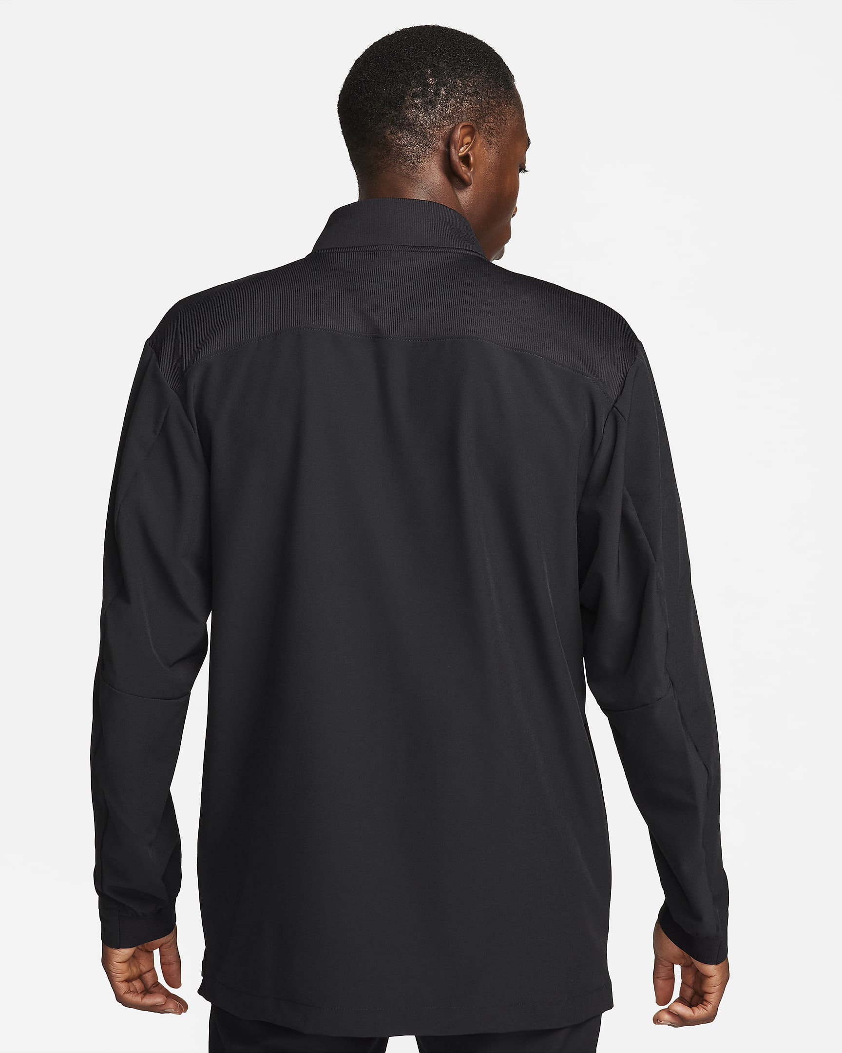 Nike Golf Club Men's Dri-FIT Golf Jacket - Black/Black/White