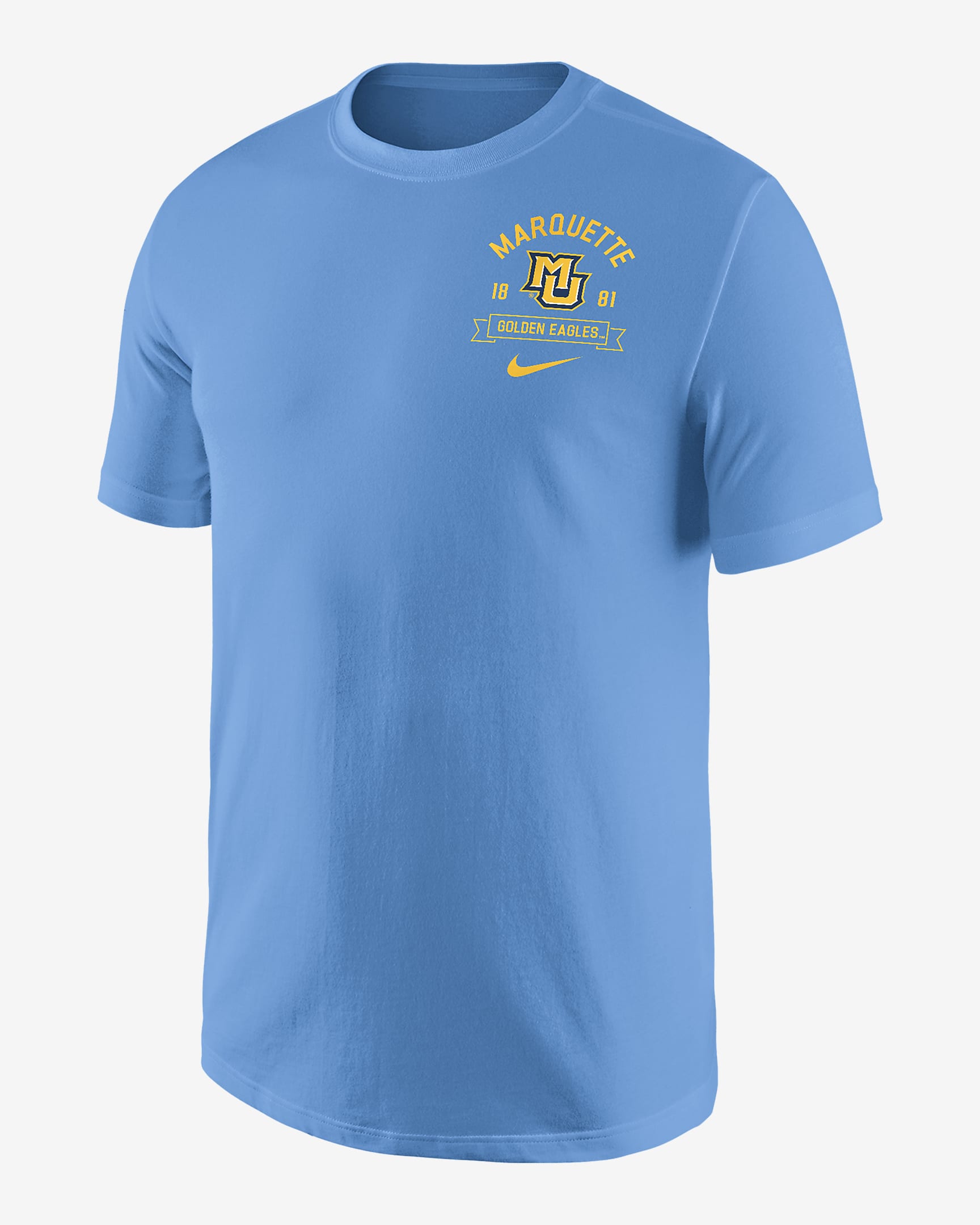 Playera universitaria Nike Max90 para hombre Marquette - Azul valor