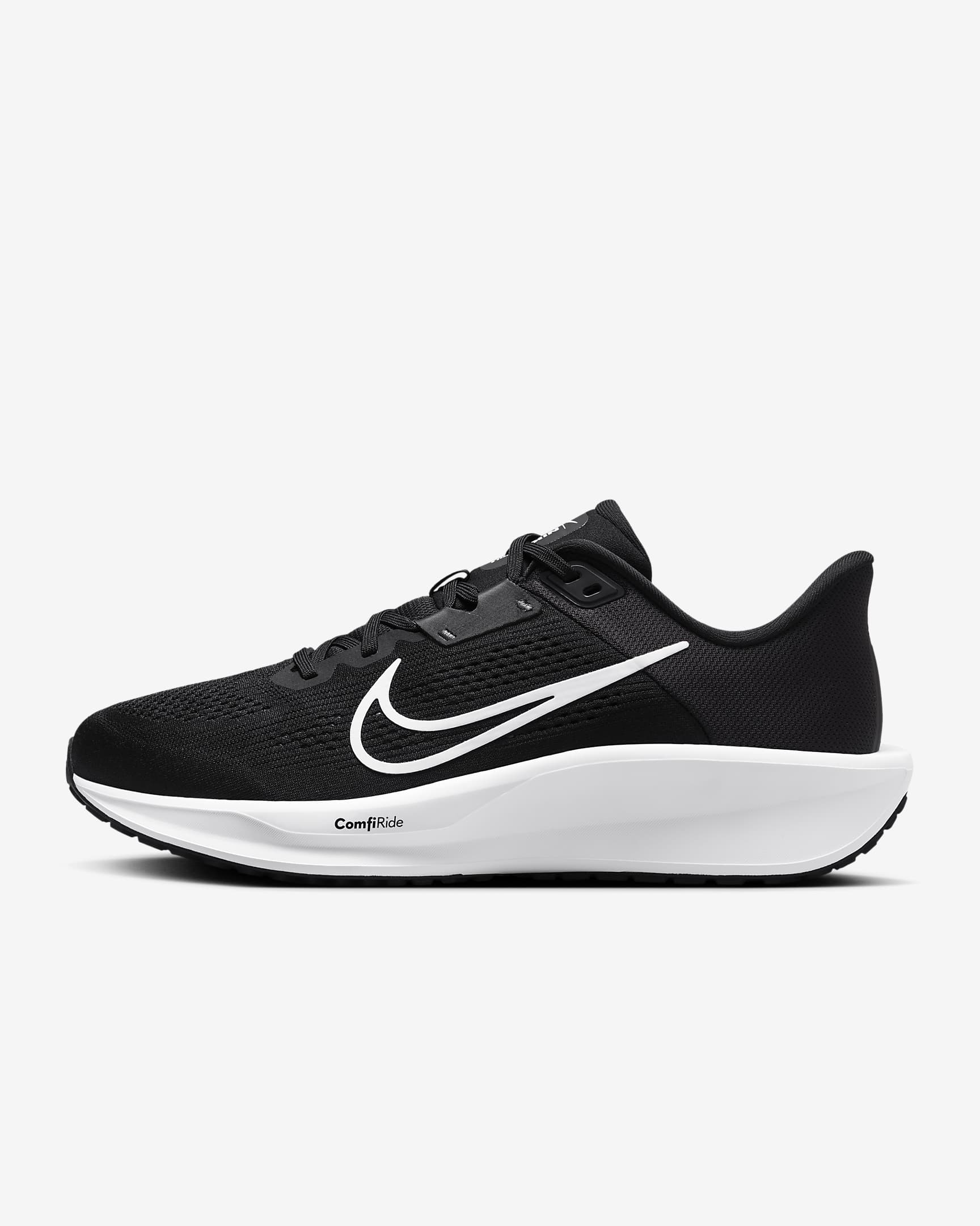 รองเท้าวิ่งโร้ดรันนิ่งผู้ชาย Nike Quest 6 - ดำ/Iron Grey/ขาว