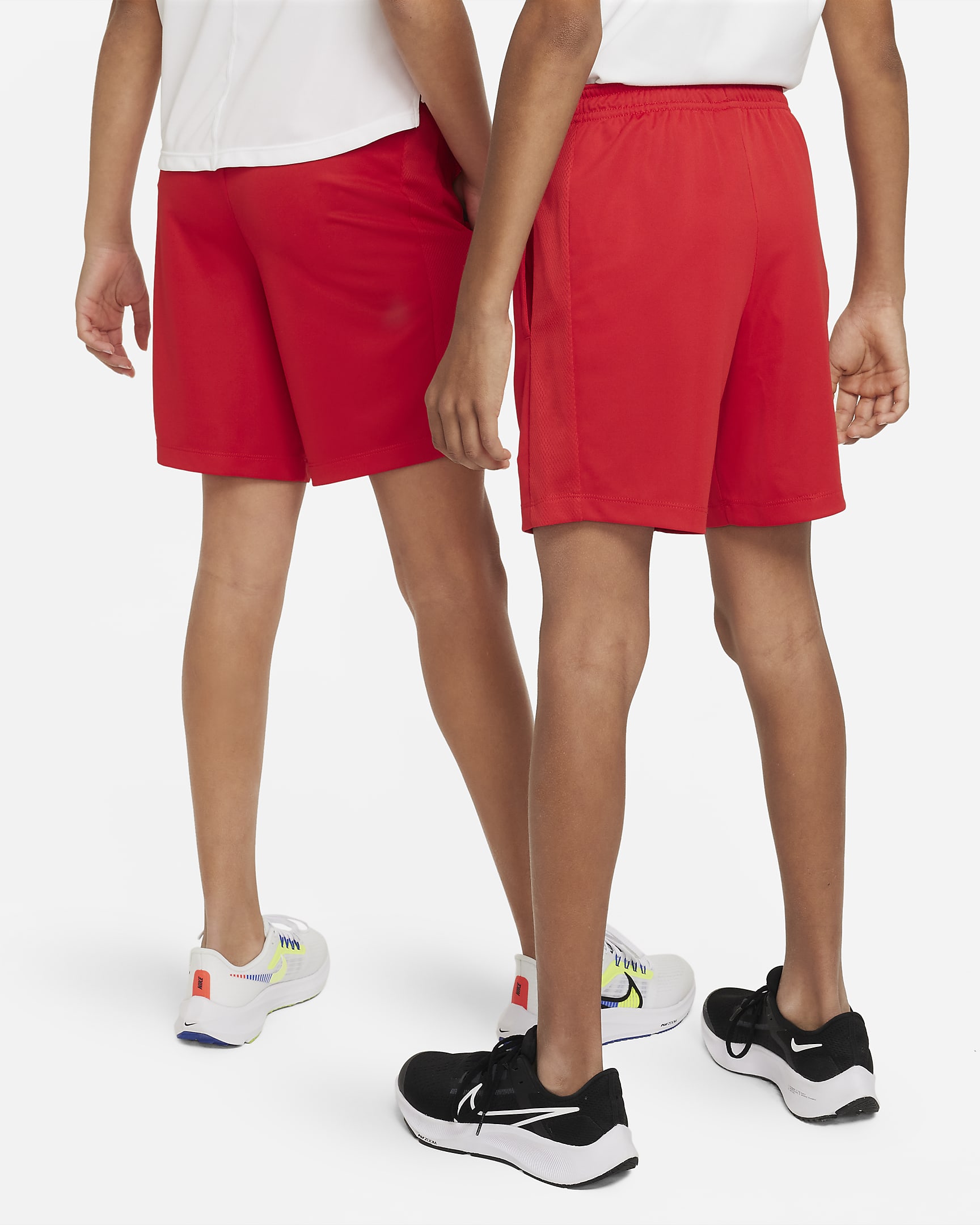 Shorts de entrenamiento Dri-FIT para niños talla grande Nike Trophy23 - Rojo universitario/Rojo universitario/Blanco