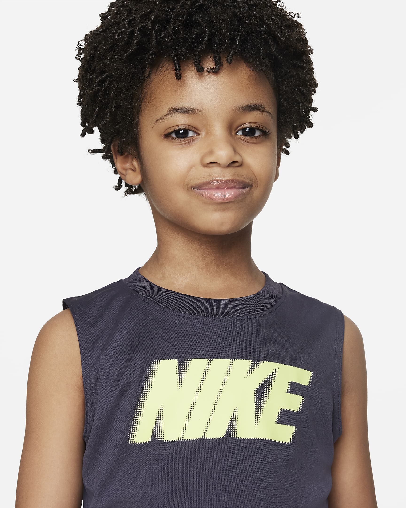 Nike "All Day Play" Dri-FIT Muscle Tee Little Kids' Dri-FIT Tank. Nike JP