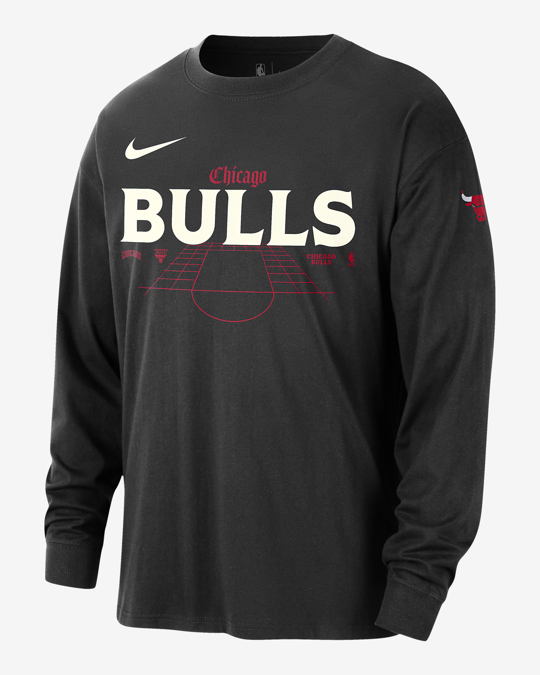 Chicago Bulls Men's Nike NBA Long-Sleeve Max90 T-Shirt. Nike.com