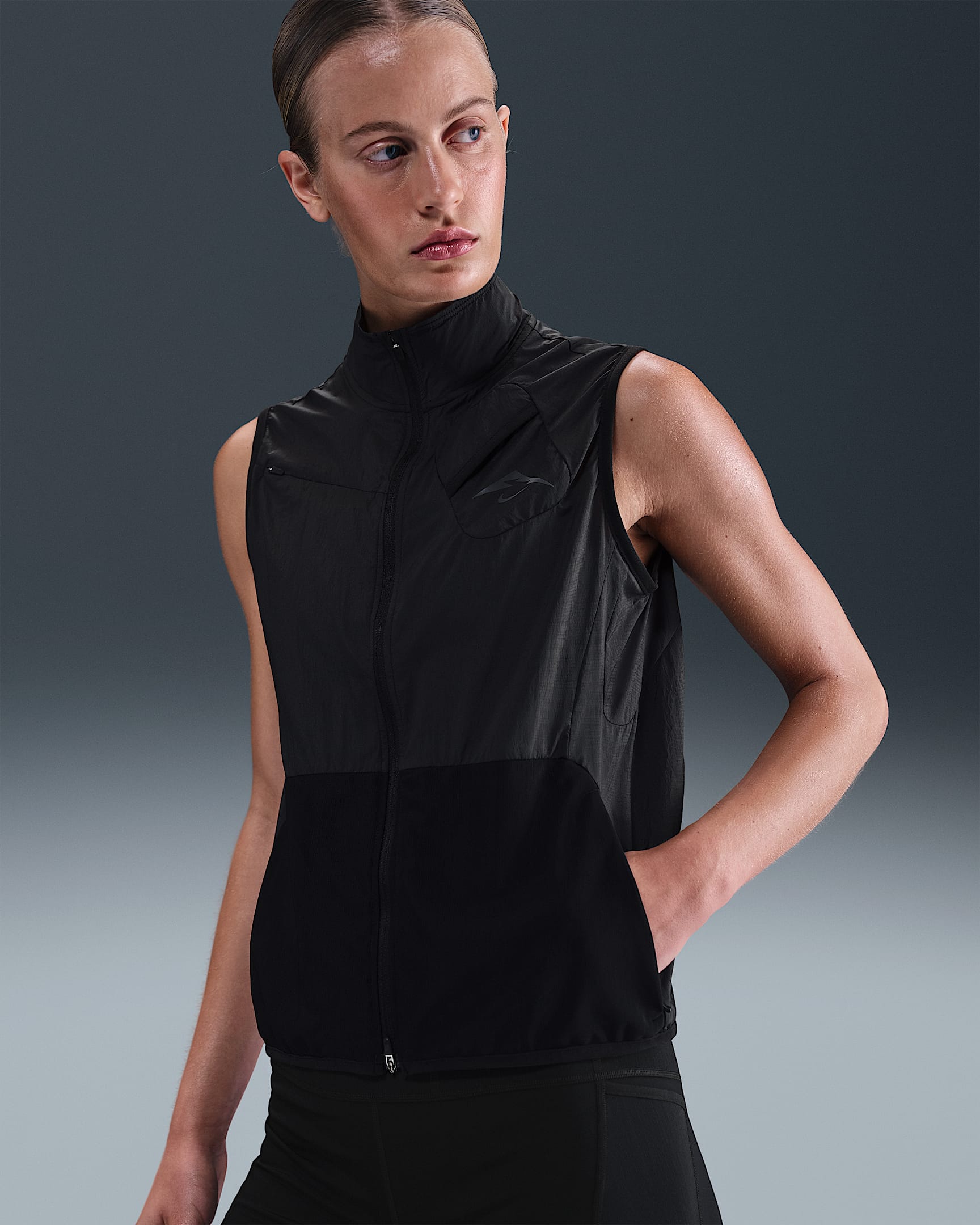 Nike Trail Women's Running Gilet - Black/Black