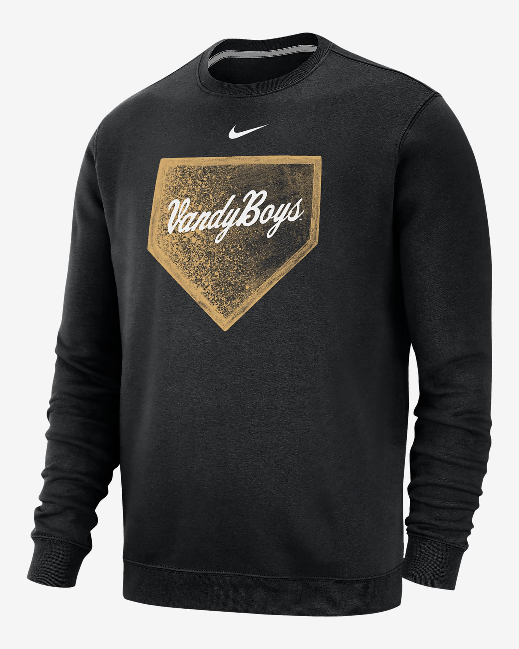 Vanderbilt Club Fleece Men's Nike College Crew-Neck Sweatshirt. Nike.com
