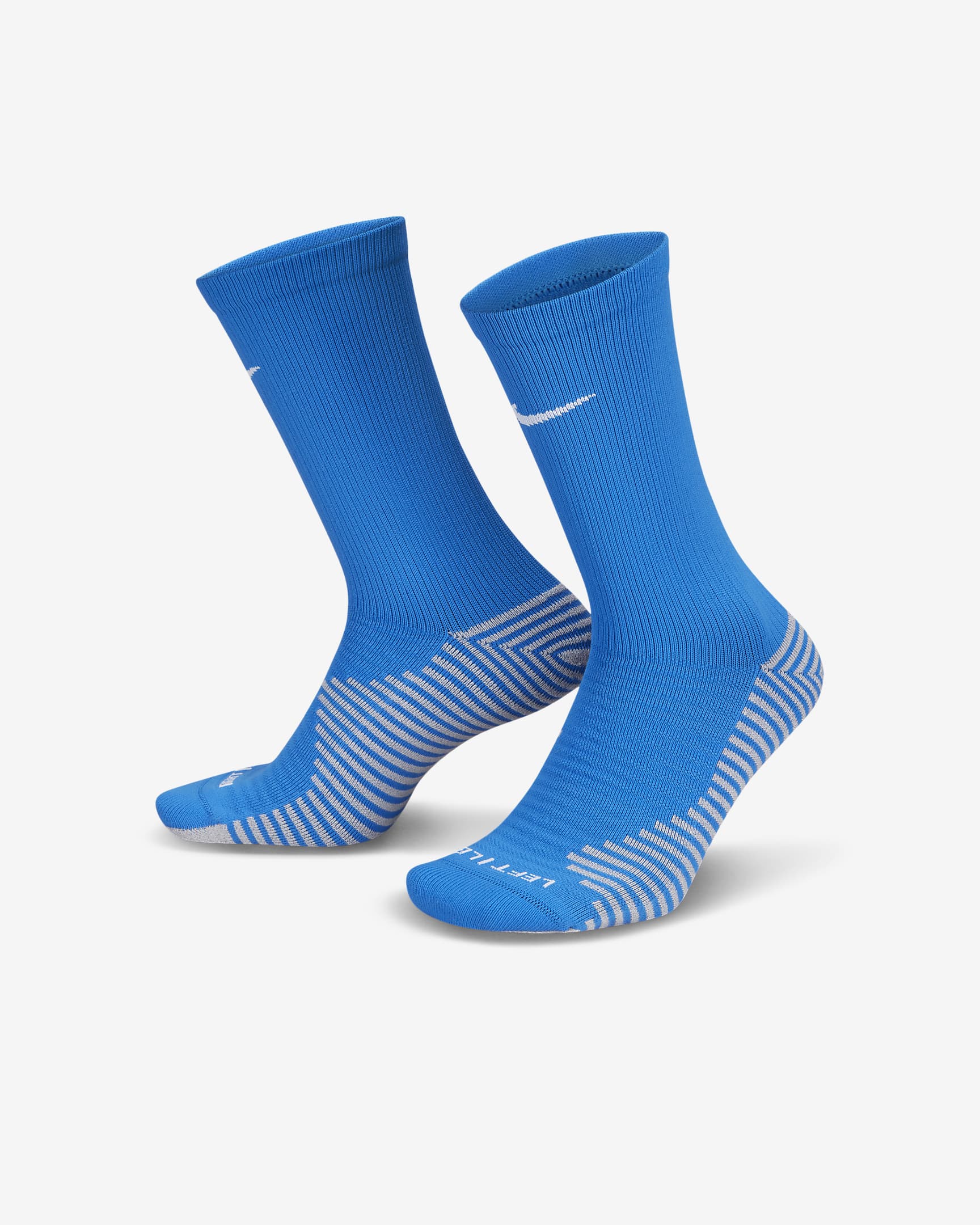 Chaussettes de football mi-mollet Nike Strike - Royal Blue/Blanc