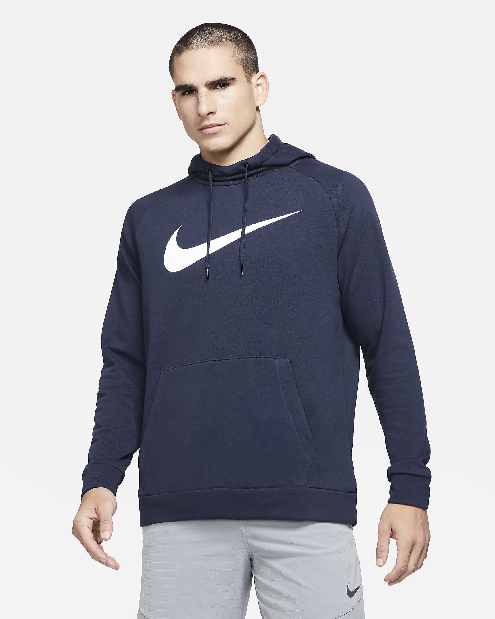 Nike Dry Graphic Men's DriFIT Hooded Fitness Pullover Hoodie. Nike NO