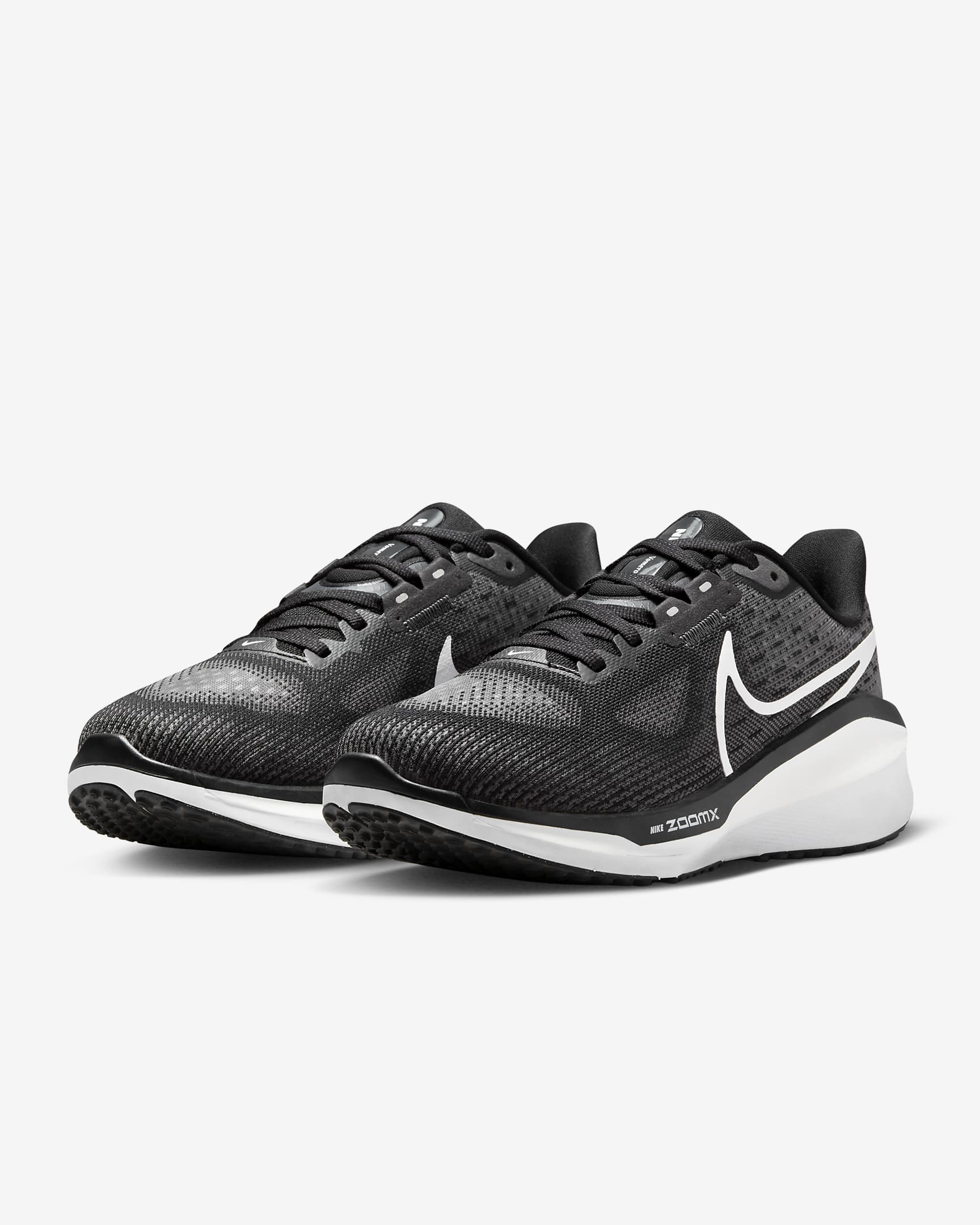 Damskie buty do biegania po asfalcie Nike Vomero 17 - Czerń/Anthracite/Biel