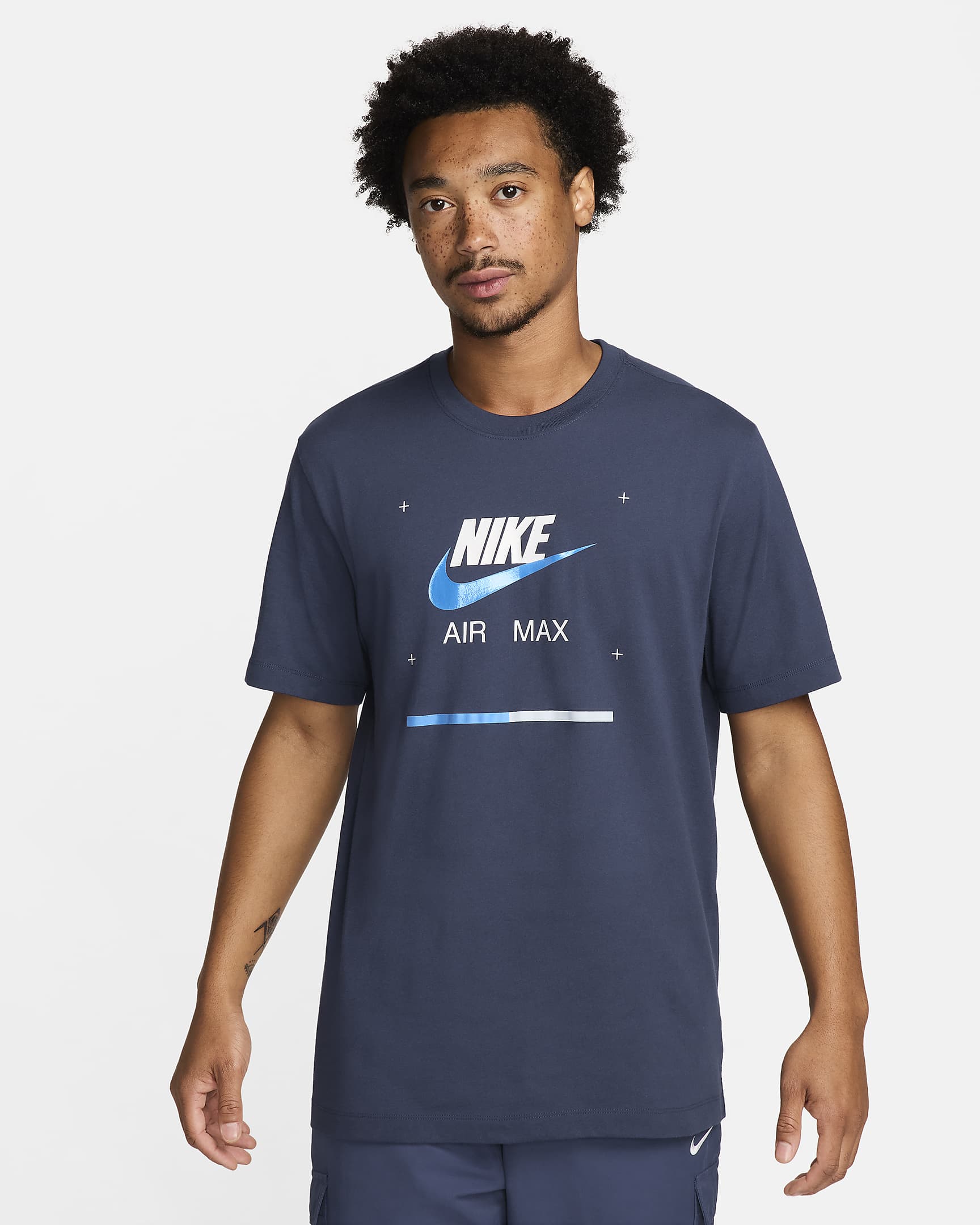 Playera para hombre Nike Sportswear - Azul marino medianoche