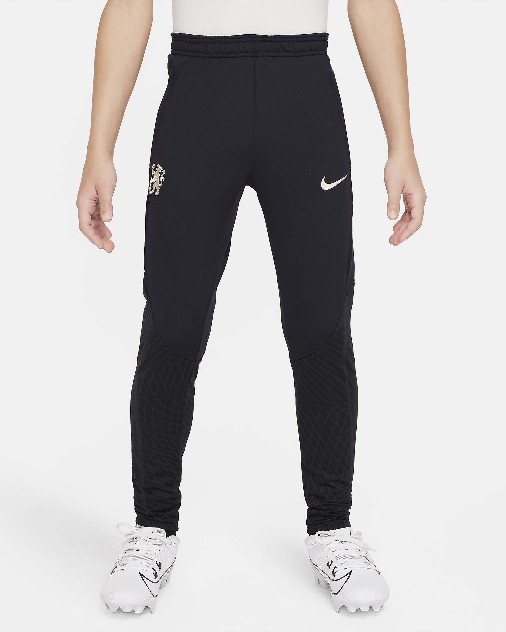 Pantalon de foot Nike Dri-FIT Chelsea FC Strike pour ado - Pitch Blue/Pitch Blue/Natural