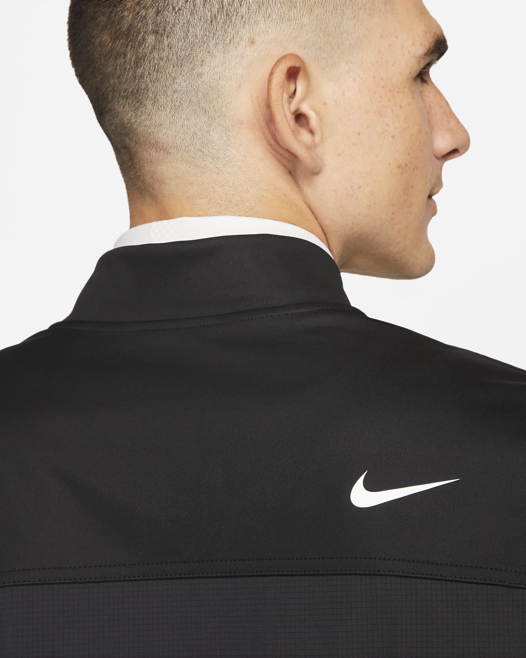 Nike Tour Essential Men's Golf Jacket - Black/Black/White