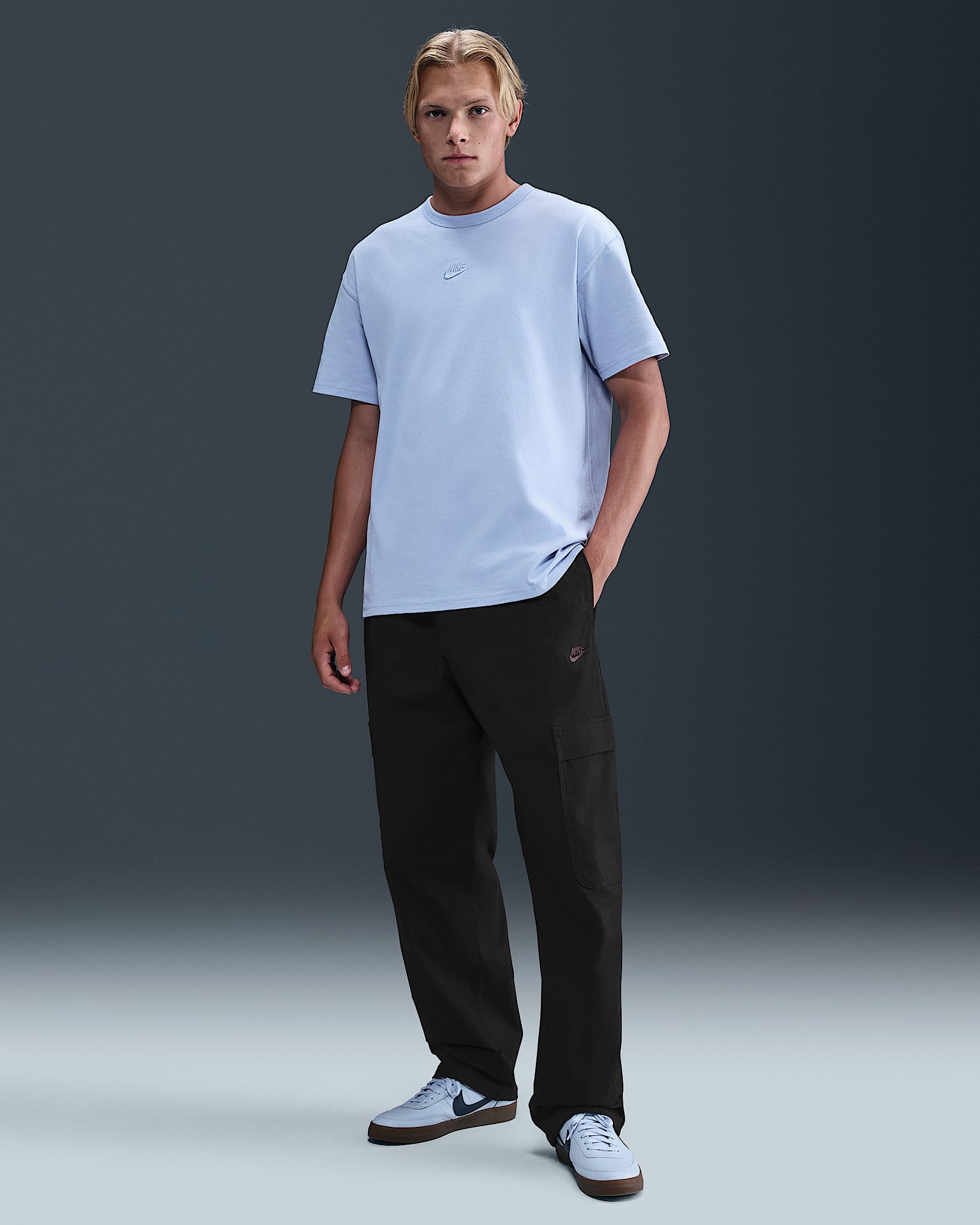 Nike Sportswear Club Men's Woven Cargo Pants - Black/Black