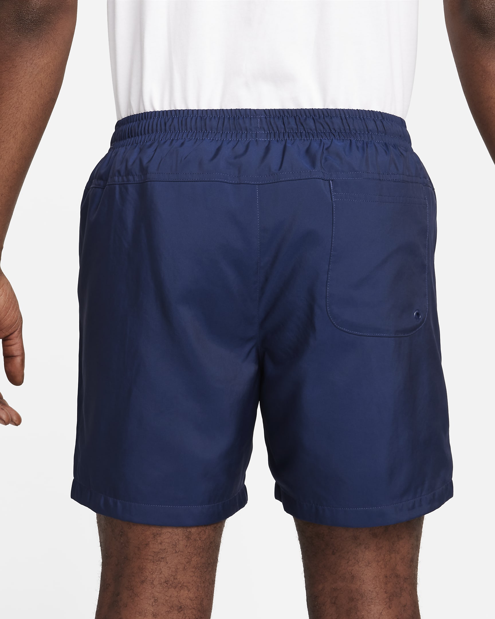 Nike Sportswear Men's Woven Flow Shorts - Midnight Navy/White