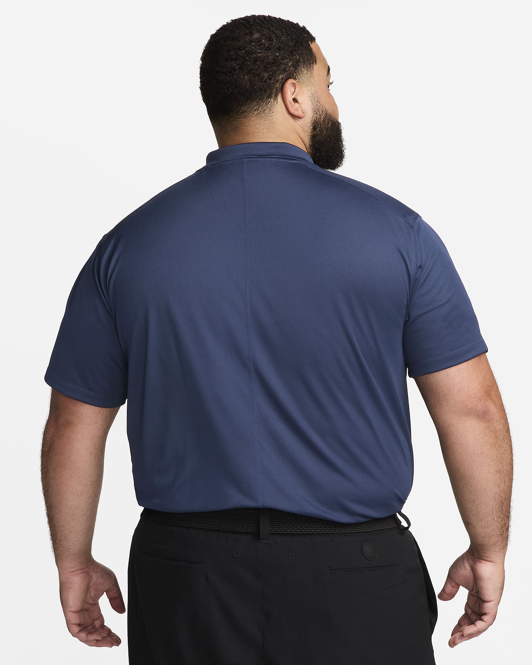 Golfpikétröja Nike Dri-FIT Victory för män - College Navy/Vit