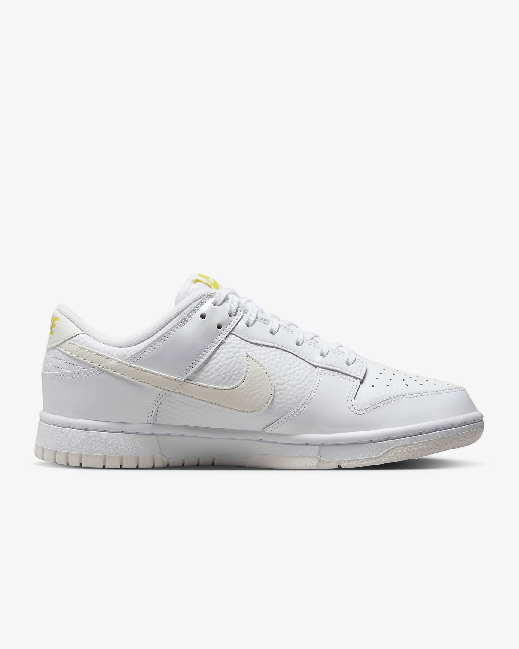 Scarpa Nike Dunk Low – Donna - Bianco/Opti Yellow/Sail