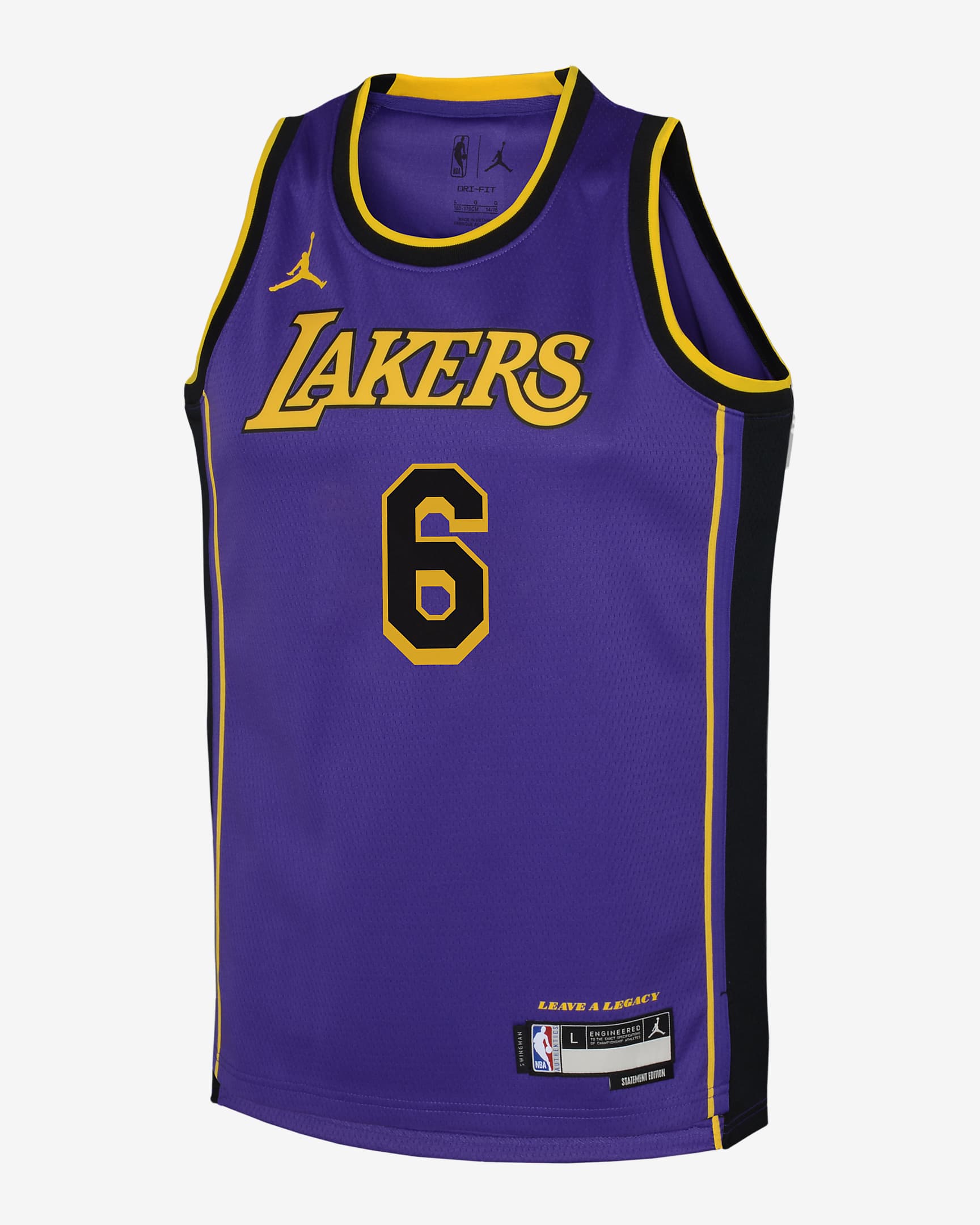 Los Angeles Lakers Statement Edition Nike Dri-FIT Swingman Trikot für ...