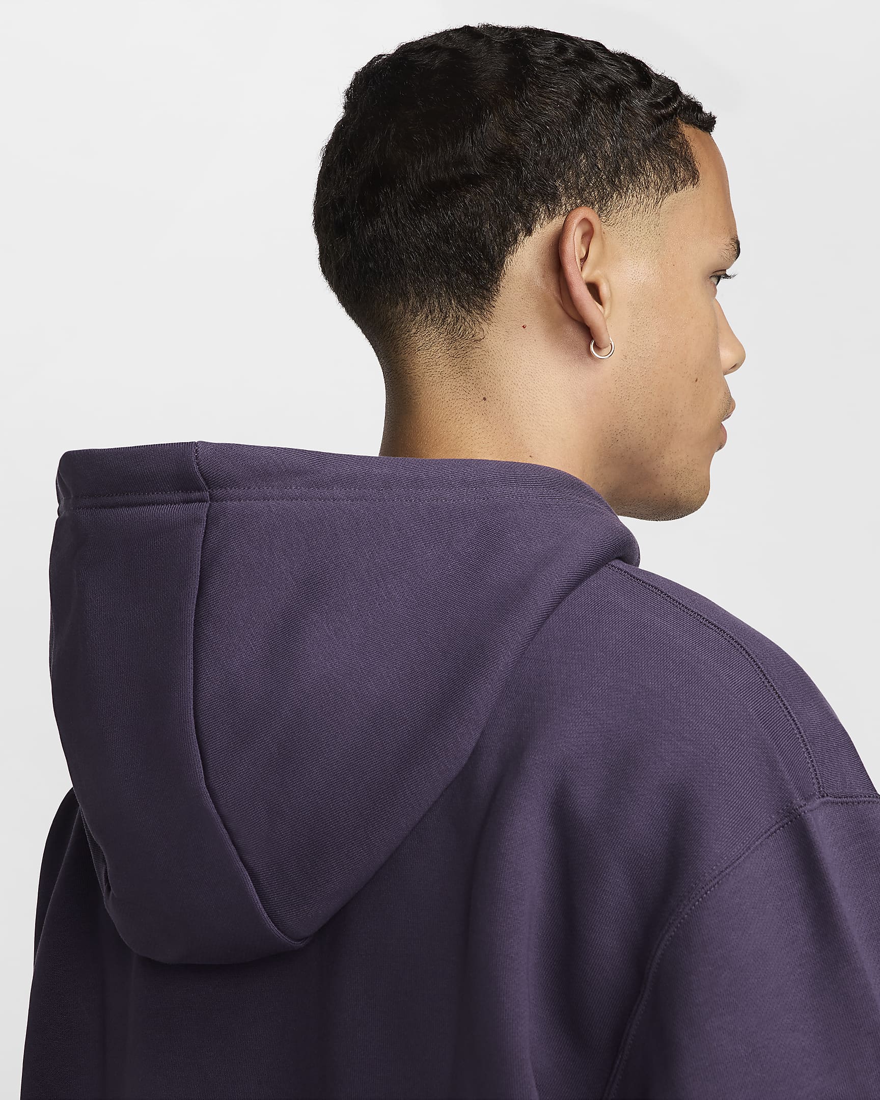 Nike ACG Therma-FIT Fleece Pullover Hoodie - Dark Raisin/Summit White