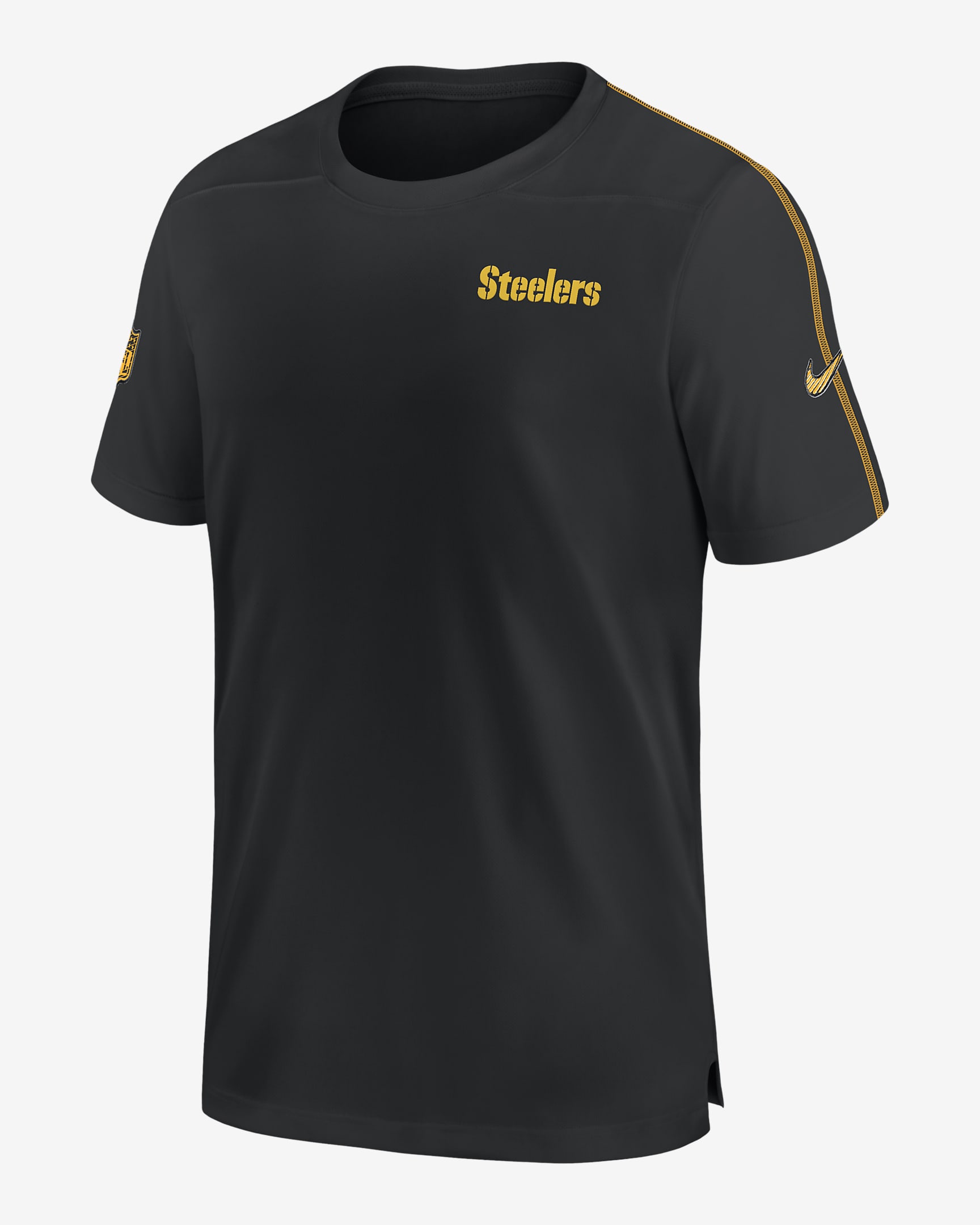 Pittsburgh Steelers Sideline Coach Men's Nike Dri-FIT NFL Top - Black