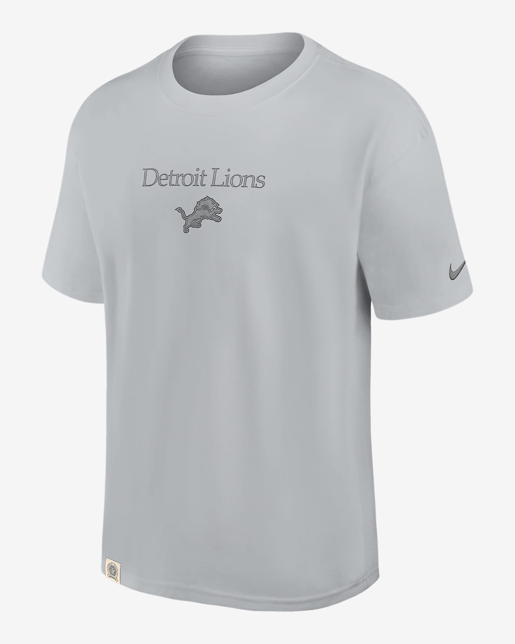 Detroit Lions Glory Max90 Men's Nike NFL T-Shirt - Grey Fog