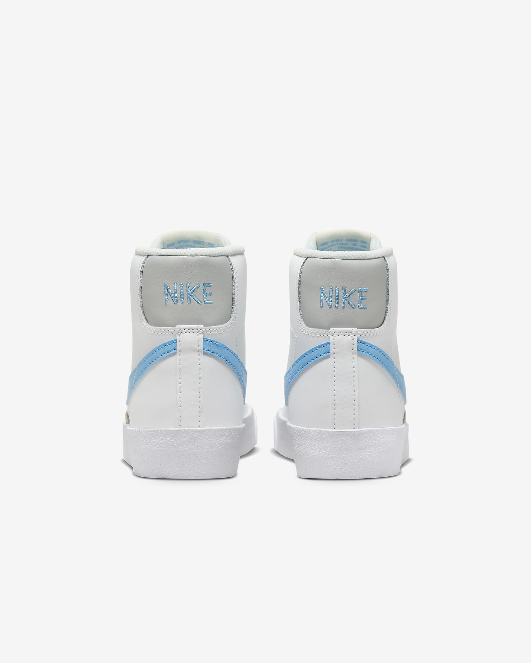 Sko Nike Blazer Mid '77 för ungdom - Summit White/Photon Dust/Vit/Aquarius Blue