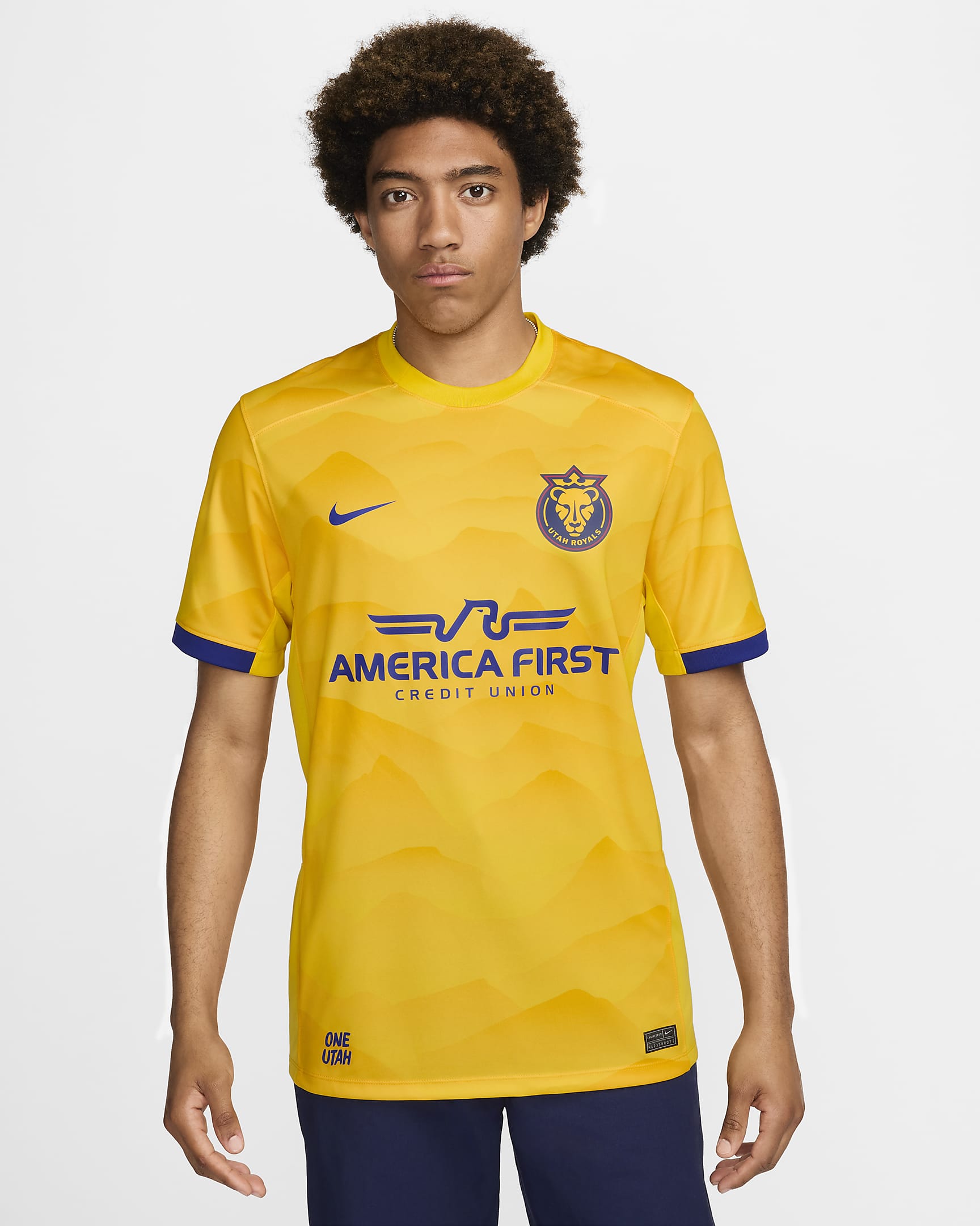 Utah Royals 2024 Stadium Primary Men's Nike Dri-FIT NWSL Replica Jersey - Varsity Maize