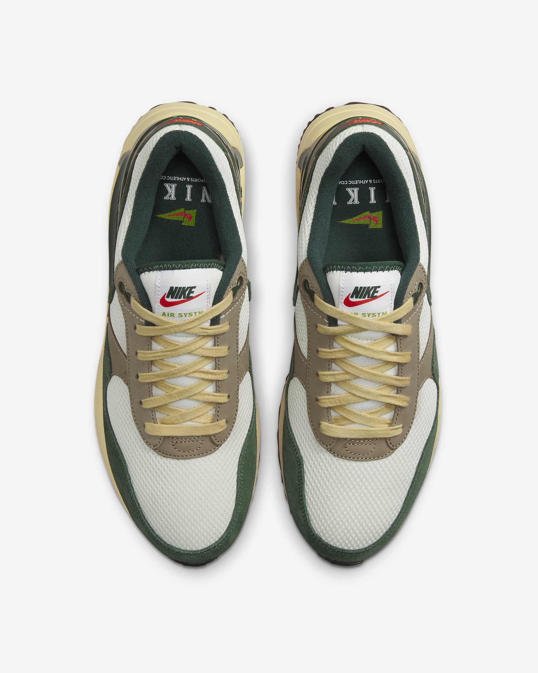 Nike Air Max SYSTM Men's Shoes - Sail/Pro Green/Khaki/Noble Green