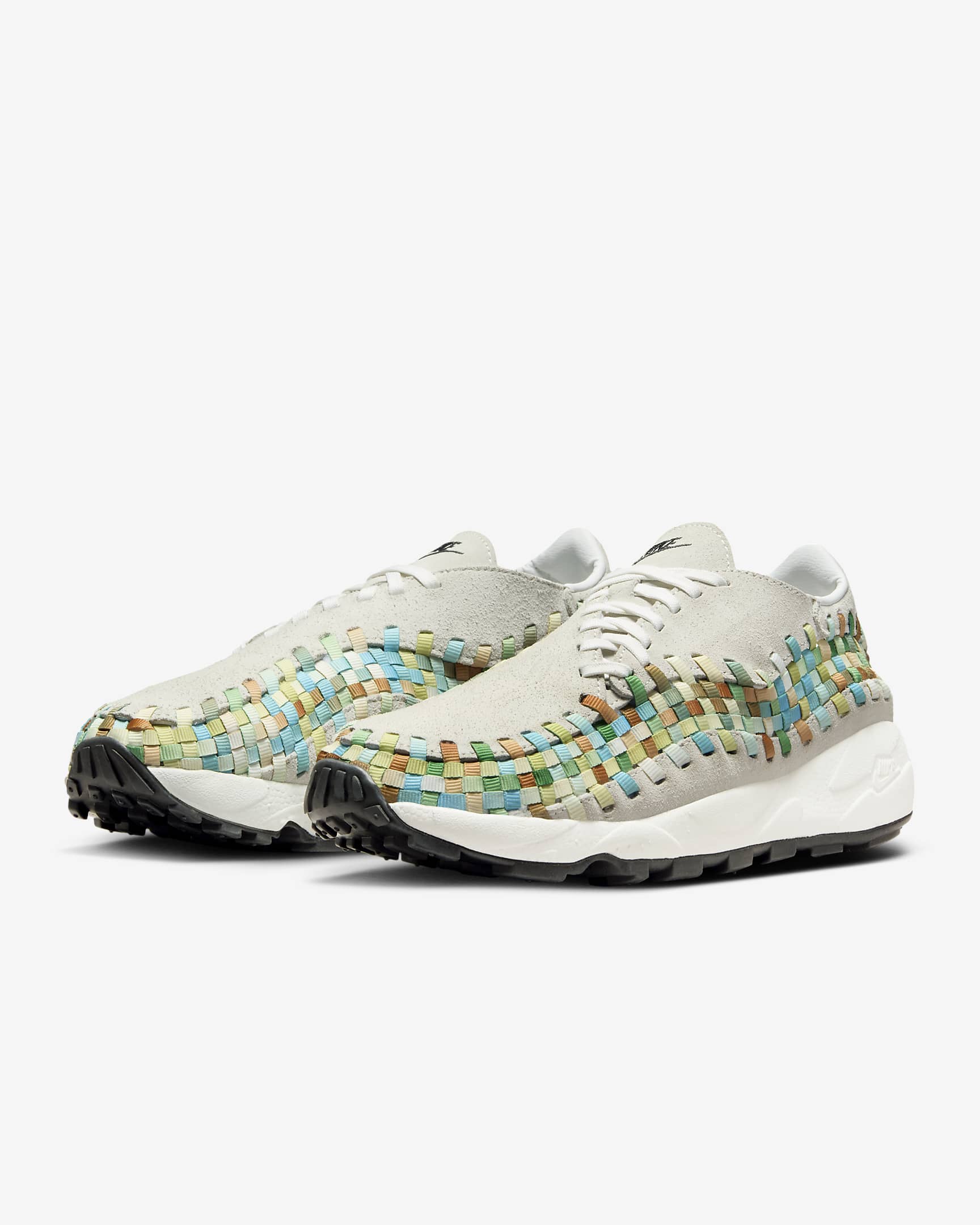 Nike Air Footscape Woven Women's Shoes - Summit White/Sail/Multi-Colour/Black