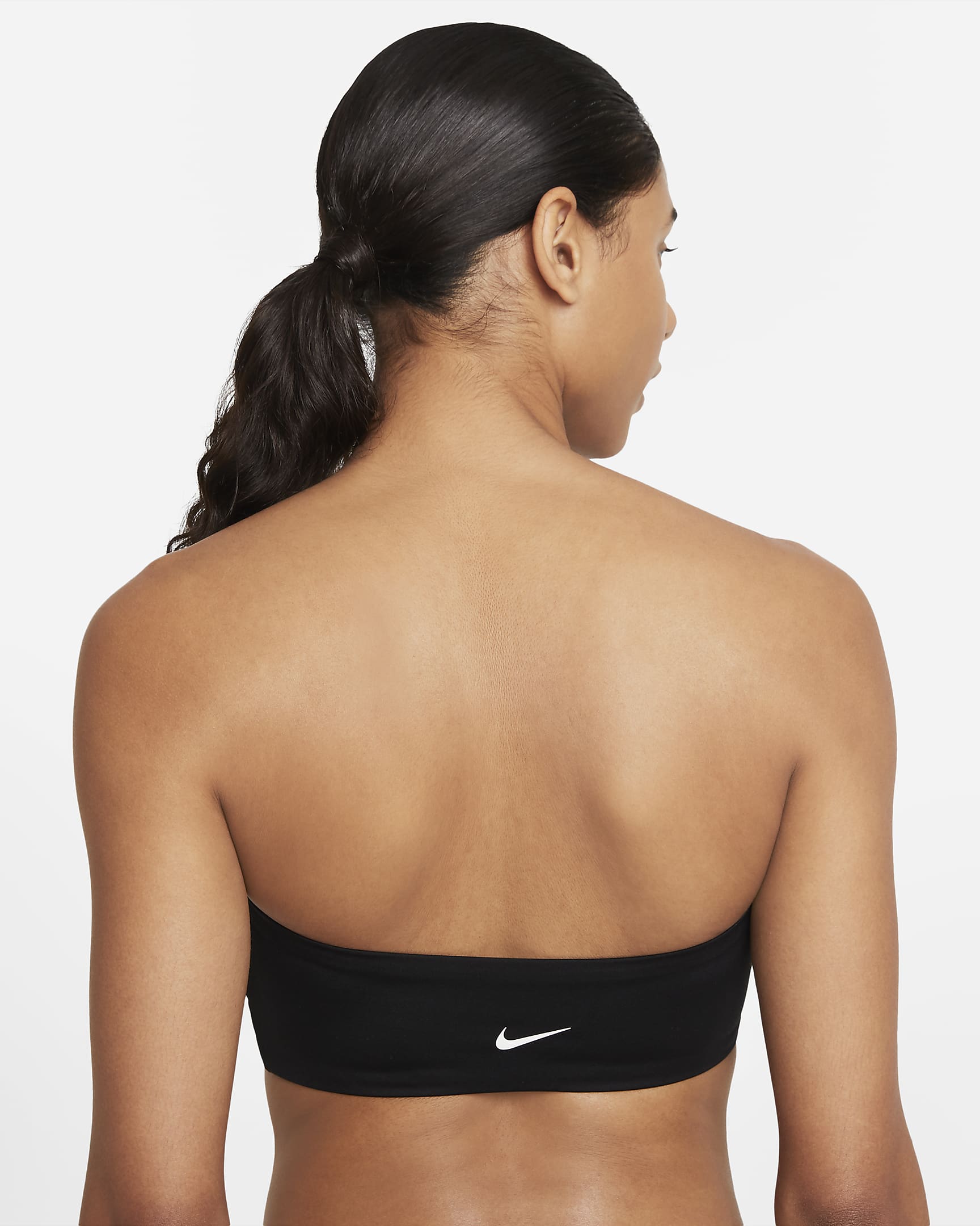 Nike Women's Bandeau Bikini Top - Black/White