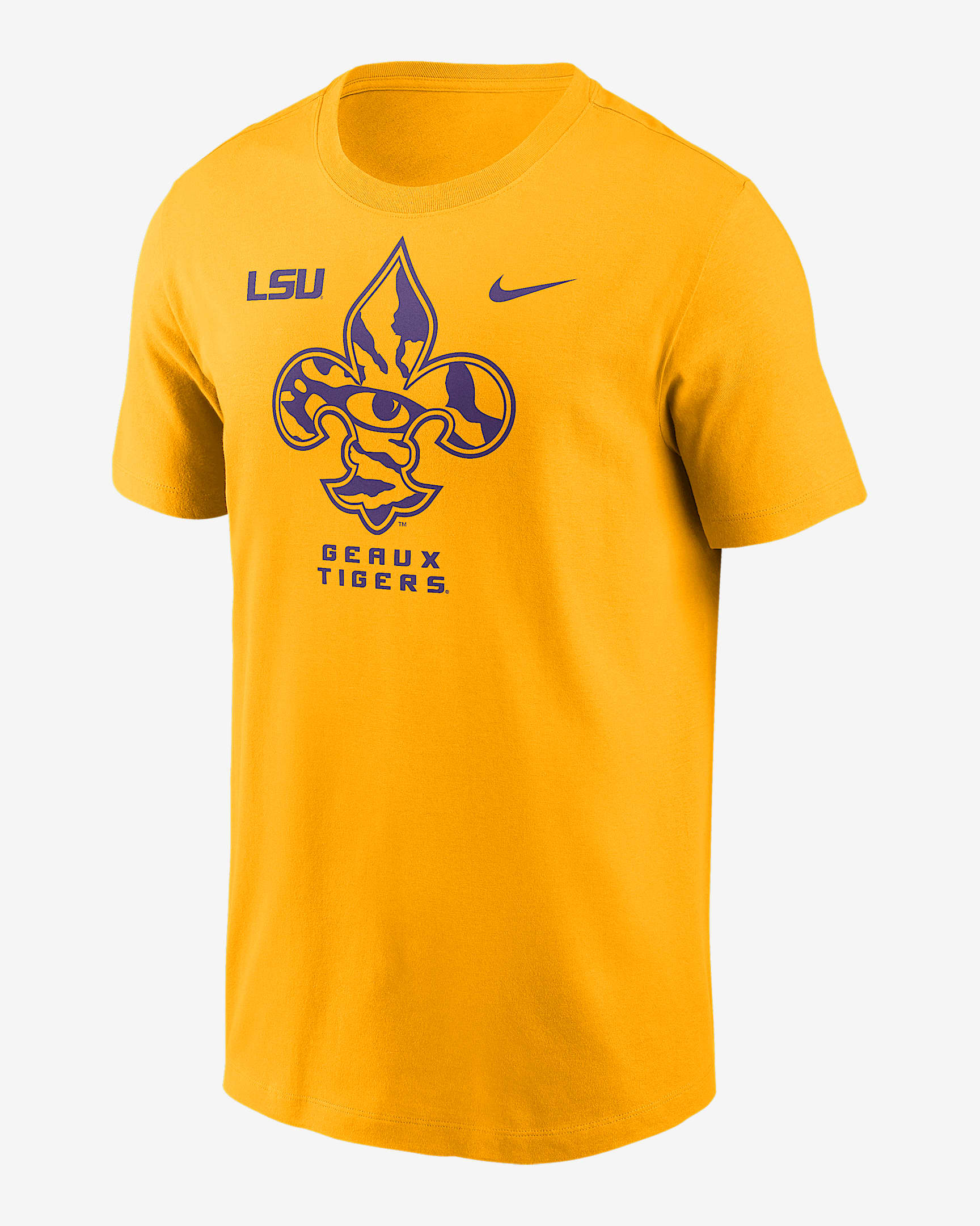 LSU Campus Local Men's Nike College T-Shirt - Gold