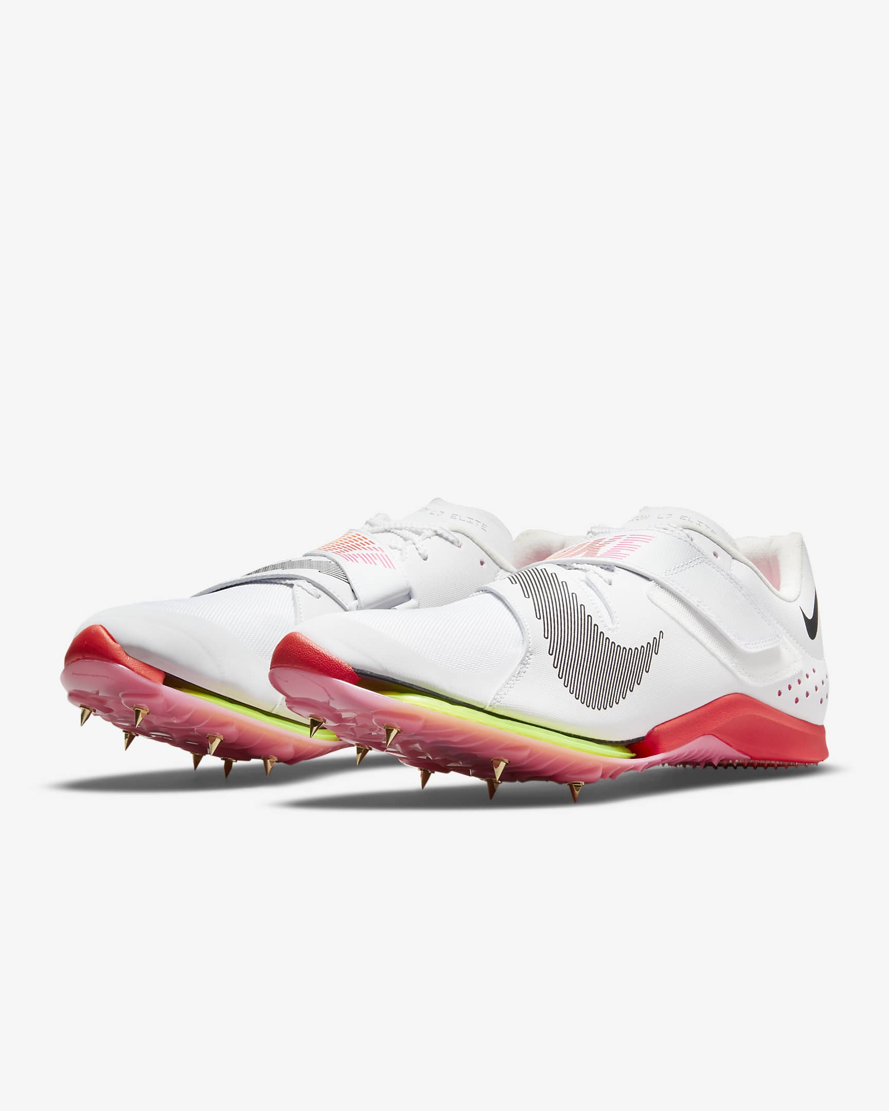 Nike Air Zoom Long Jump Elite piggsko til hoppøvelser - Hvit/Svart/Svart/Svart