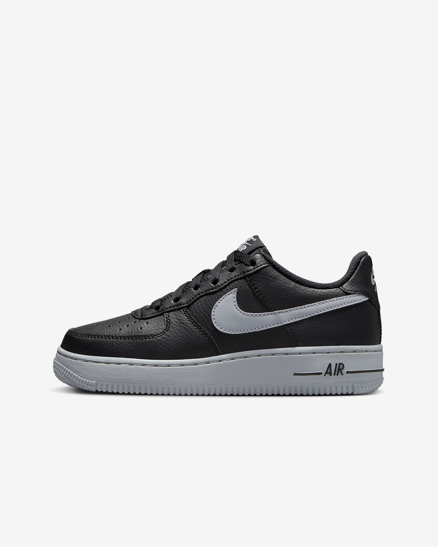 Chaussure Nike Air Force 1 pour ado - Noir/Wolf Grey