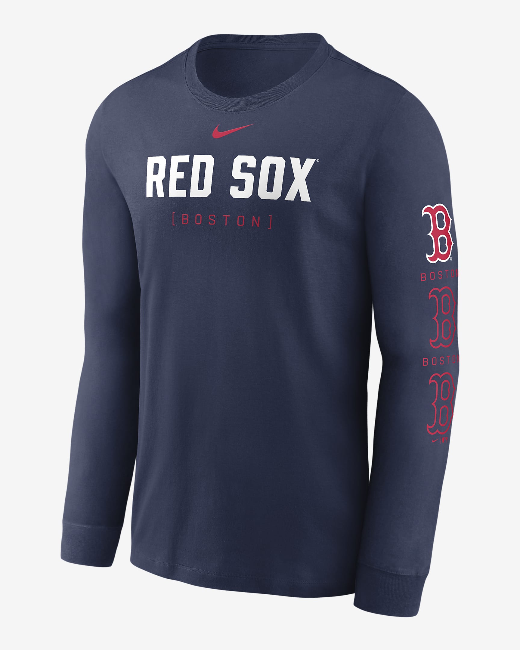 Boston Red Sox Repeater Men's Nike MLB Long-Sleeve T-Shirt. Nike.com