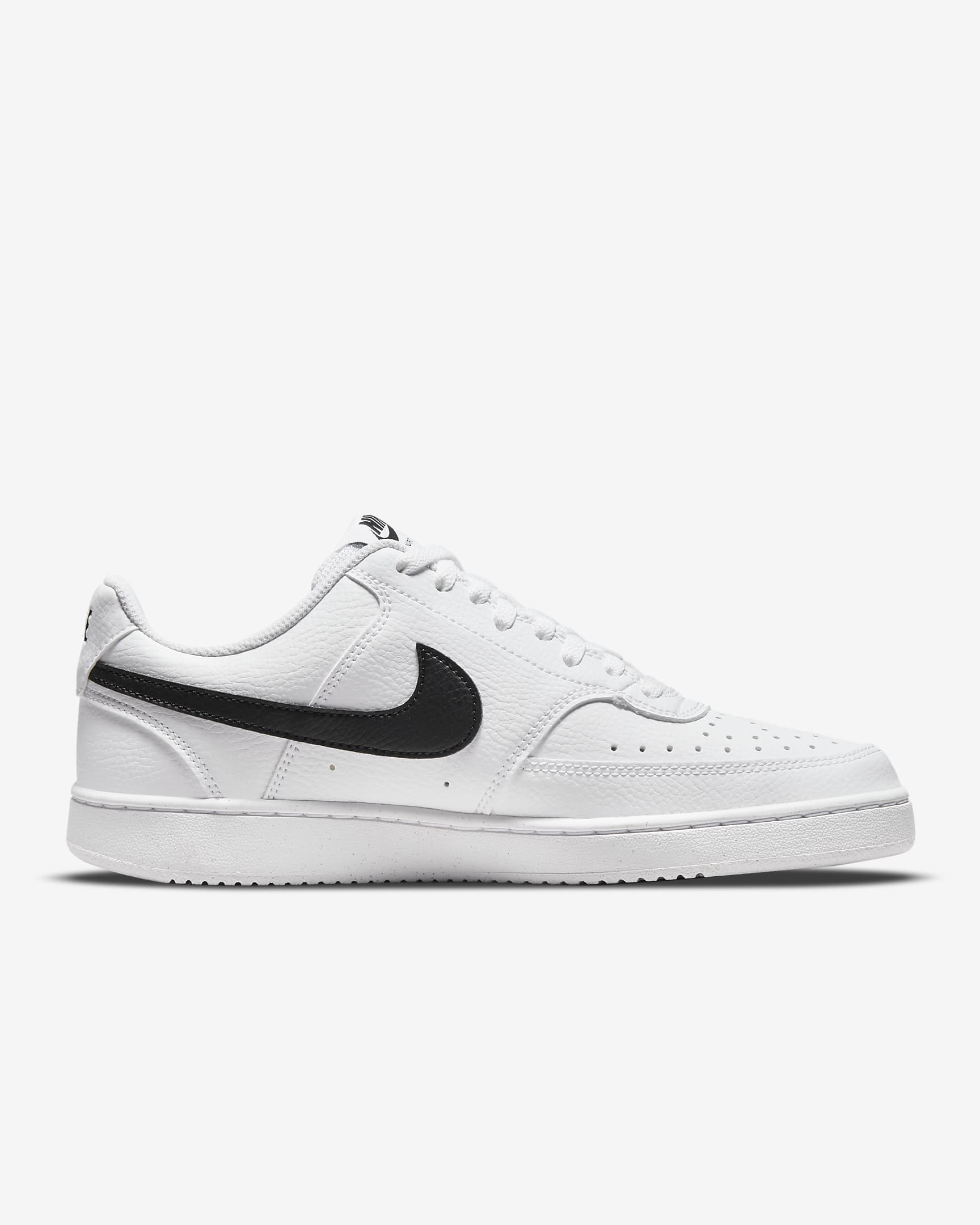 Tenis para mujer Nike Court Vision Low Next Nature - Blanco/Blanco/Negro