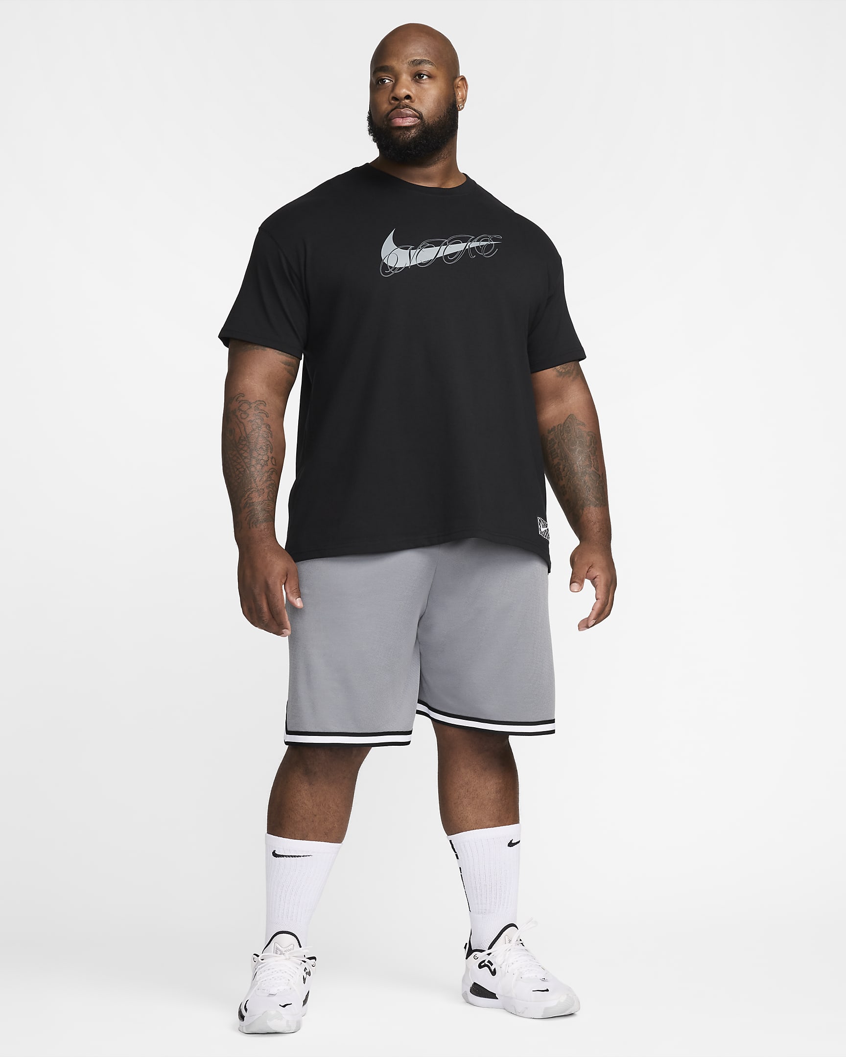 Nike Men's Max90 Basketball T-Shirt - Black