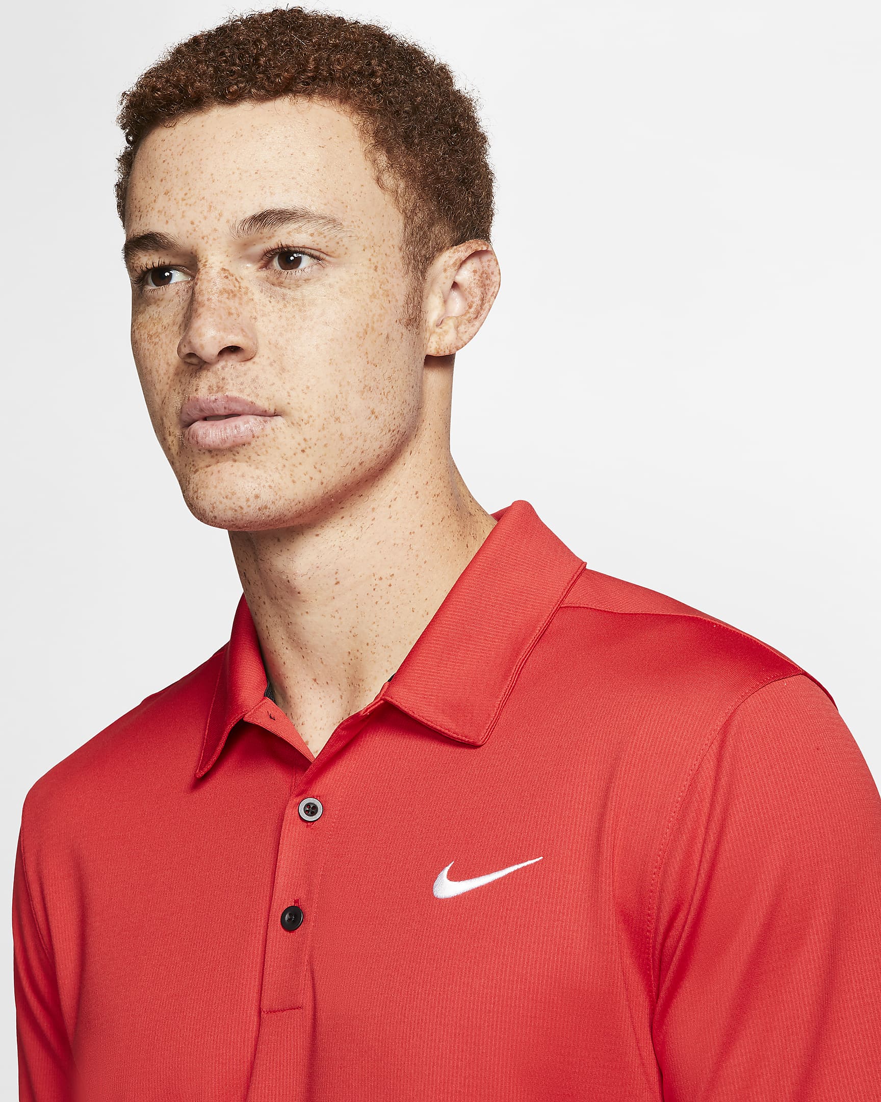 Polo de fútbol para hombre Nike - Rojo universitario/Negro/Blanco