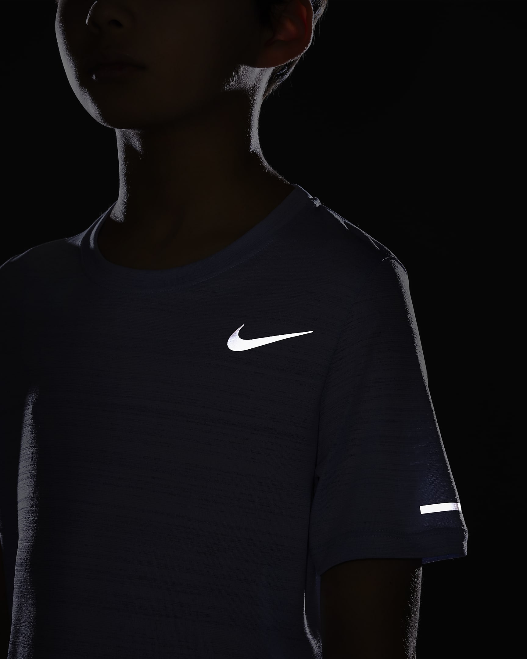 Nike Dri-FIT Miler Older Kids' (Boys') Training Top. Nike ID