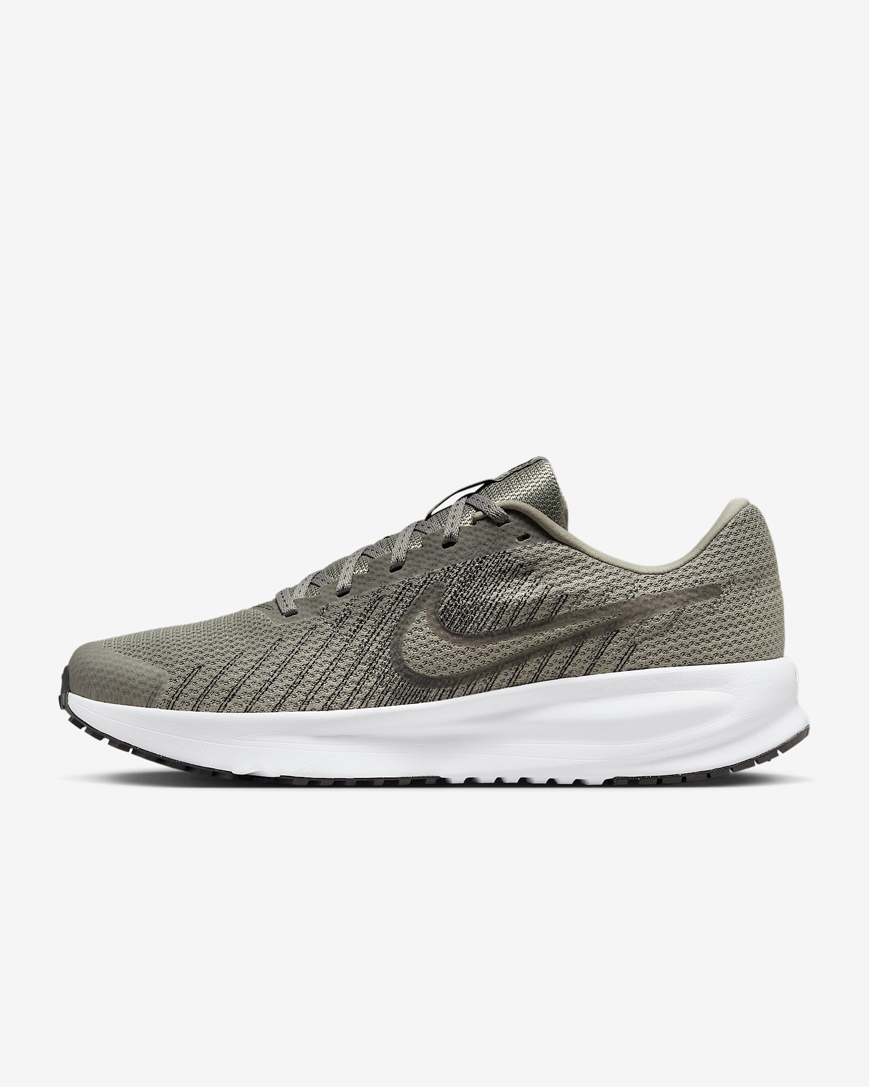 Nike Run Defy Men's Road Running Shoes - Light Army/Iron Grey/White/Black