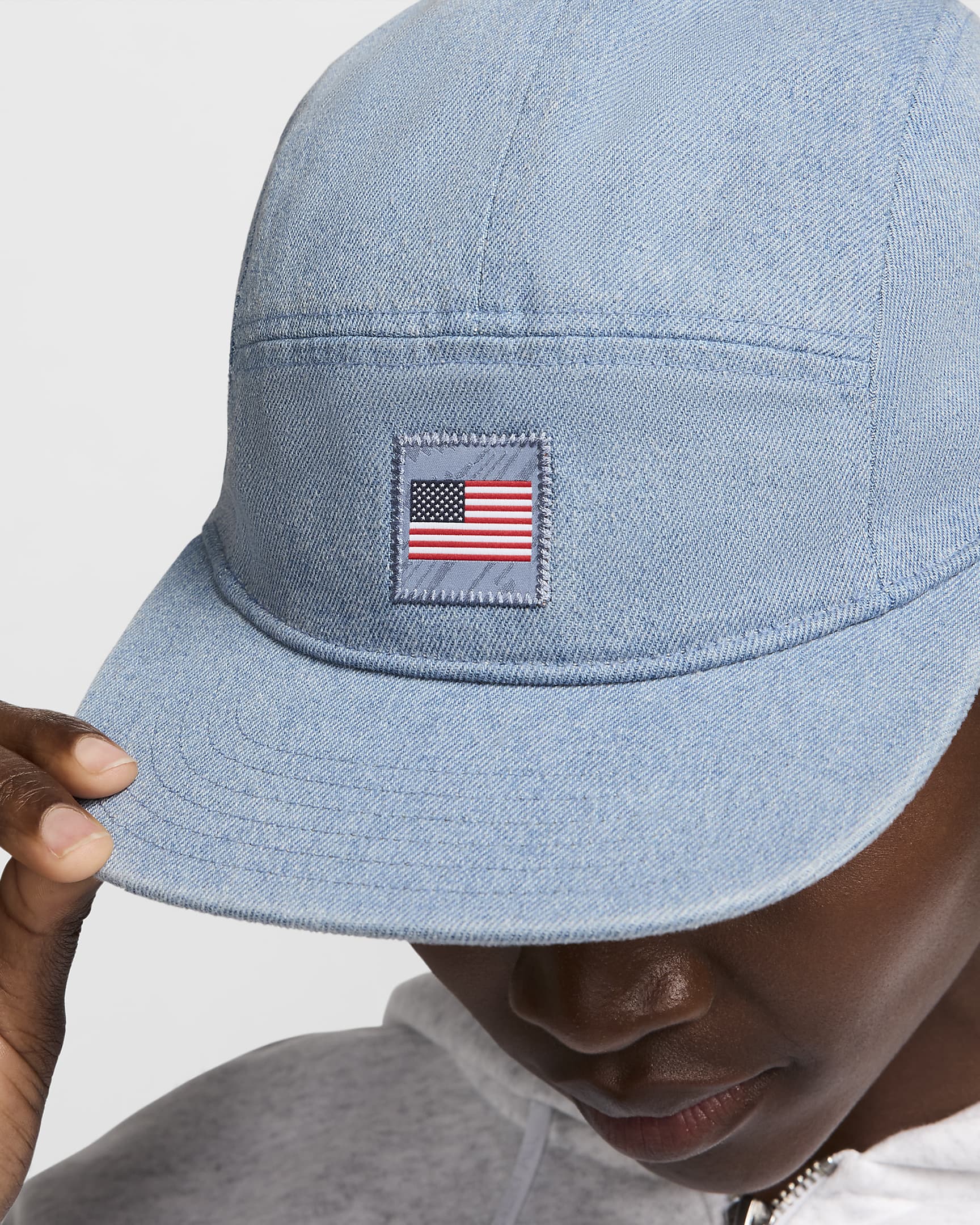 USA Fly Nike Dri-FIT Denim Cap - Ashen Slate/Astronomy Blue/Obsidian