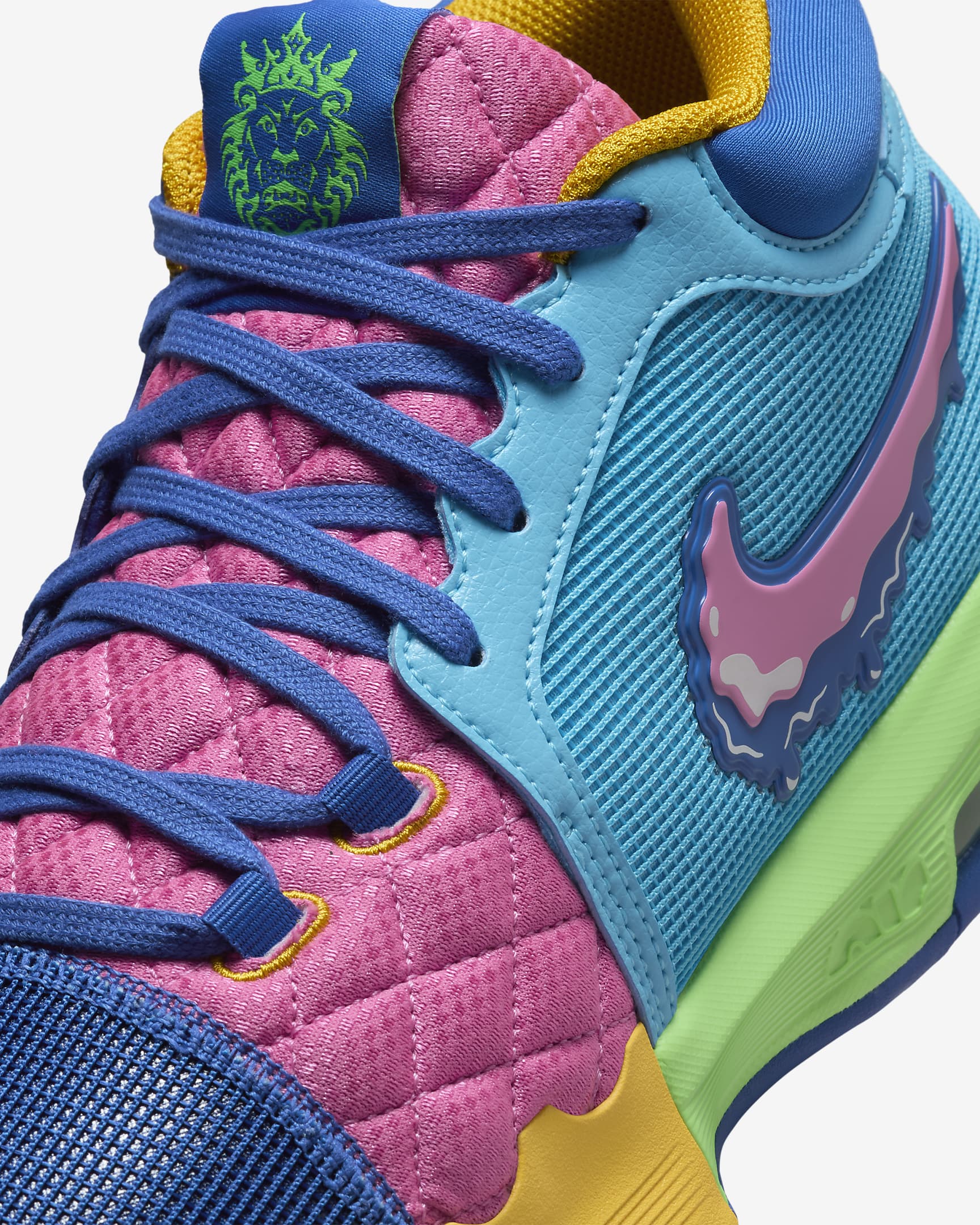 LeBron Witness 8 'I Promise School' Basketball Shoes - Multi-Colour/Baltic Blue/Playful Pink/Multi-Colour