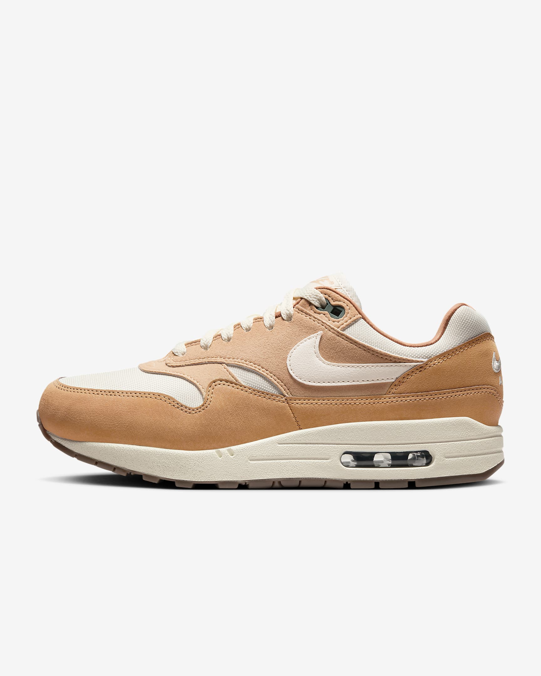 Nike Air Max 1 '87 Women's Shoes - Flax/Sesame/Vintage Green/Coconut Milk