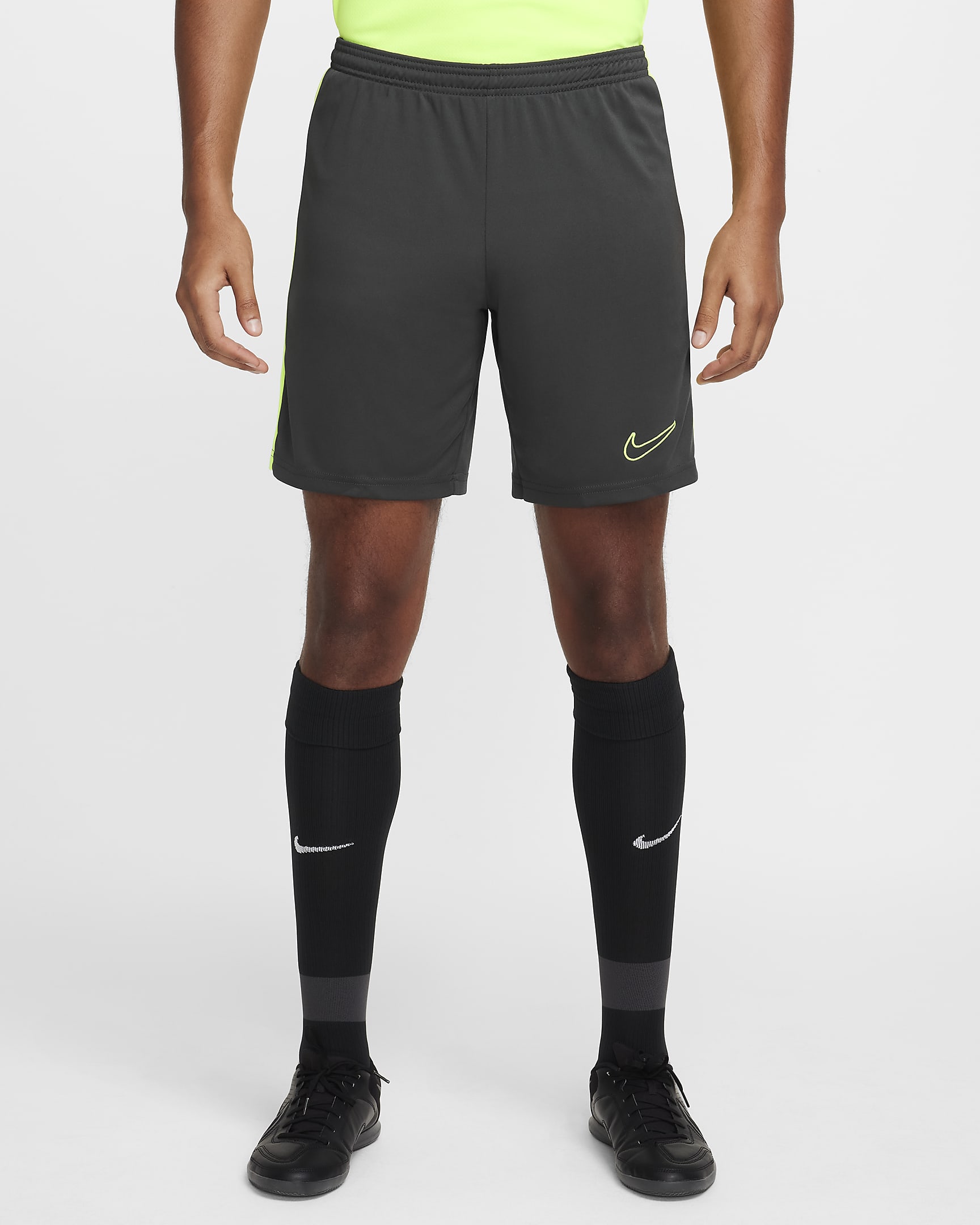 Nike Dri-FIT Academy Men's Dri-FIT Football Shorts - Anthracite/Volt/Volt