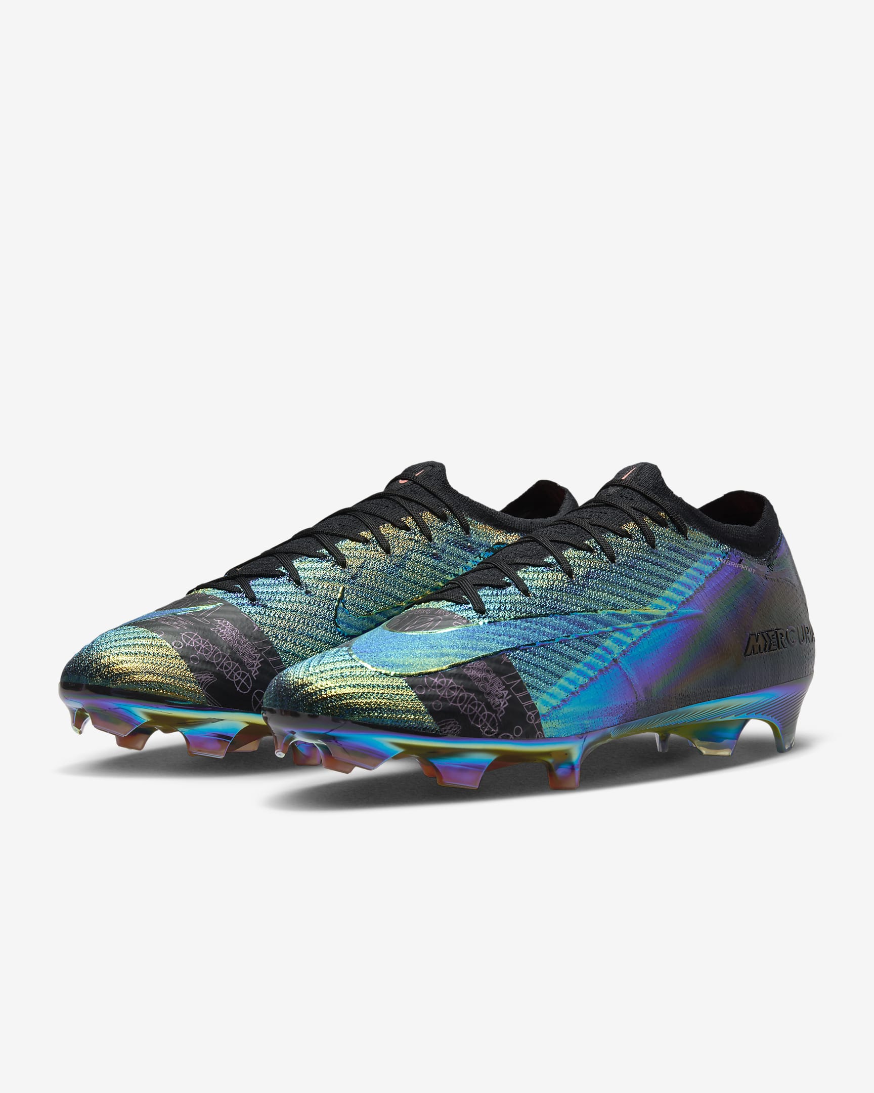 Nike Mercurial Vapor 16 Elite SE low top voetbalschoenen (stevige ondergrond) - Zwart/Zwart